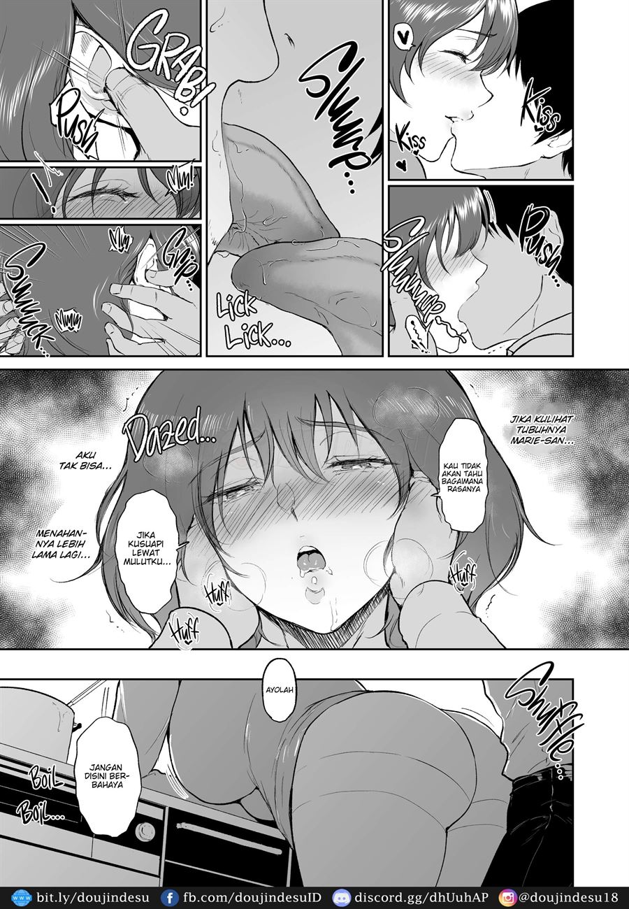 Marie-san to Ofuroba de -Otonari no Kyonyuu Onee-san to no Amai Hibi… Chapter 1