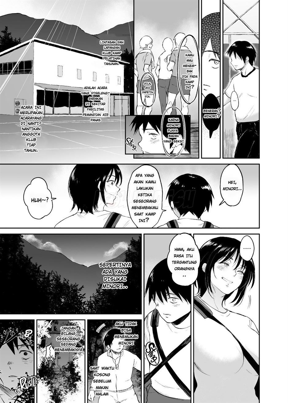 Minkan Gasshuku Rikujou Joshi Niki Minori to Hitome o Nusunde… Chapter 1