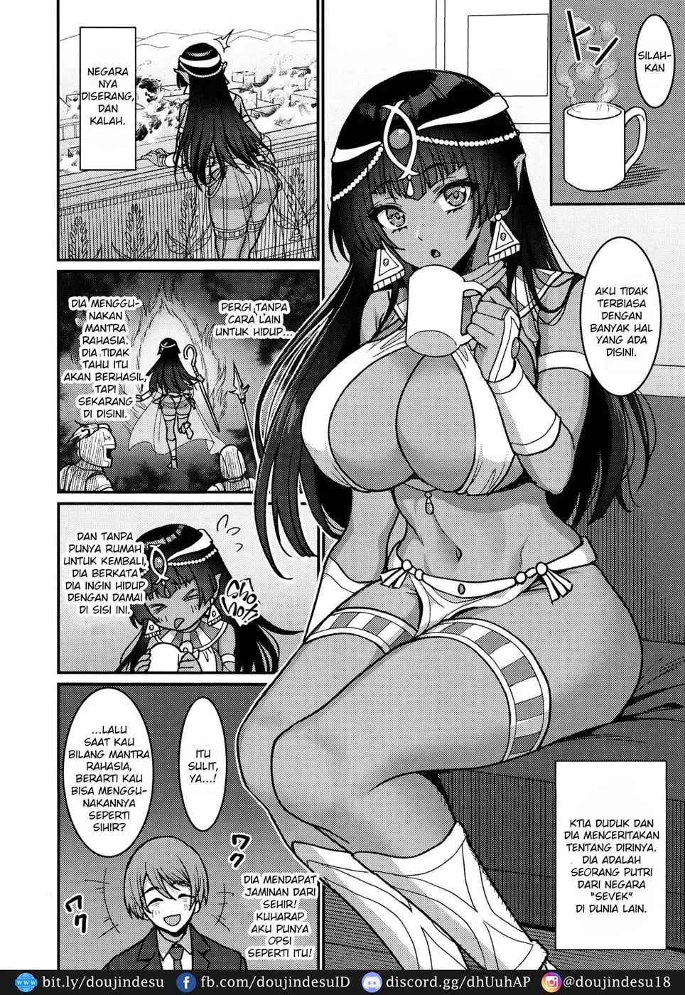 Muchi Muchi Kasshoku Oujo to Yarimakuri Dousei Seikatsu Chapter 1