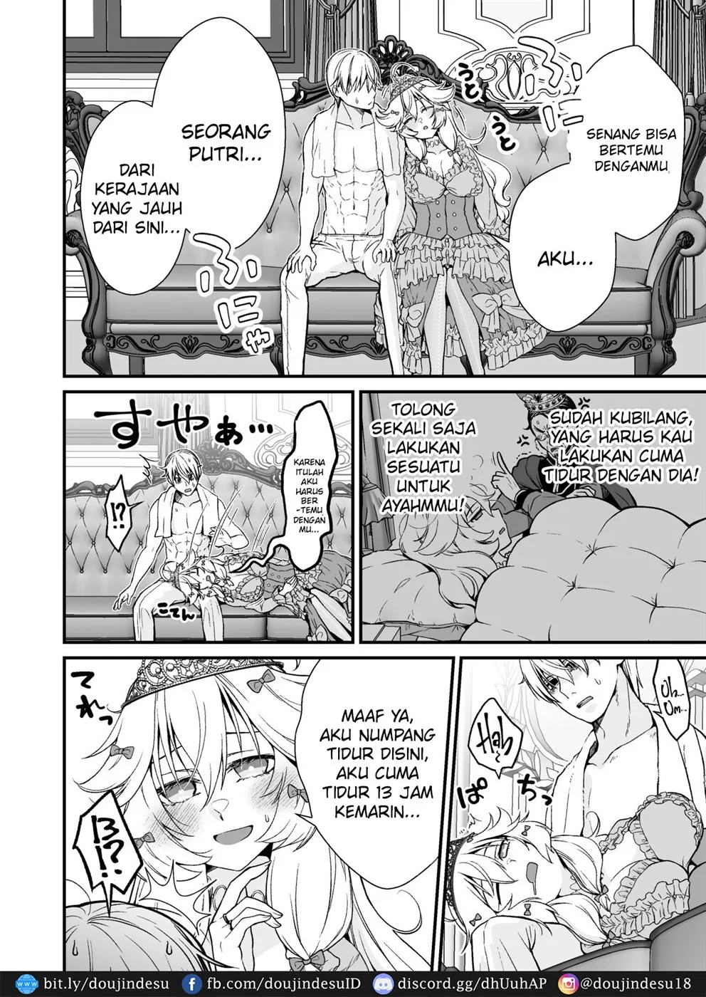 Nemuri no Hime no Mucchimuchi na Karada de Seieki no Sewashitemorau Chapter 1