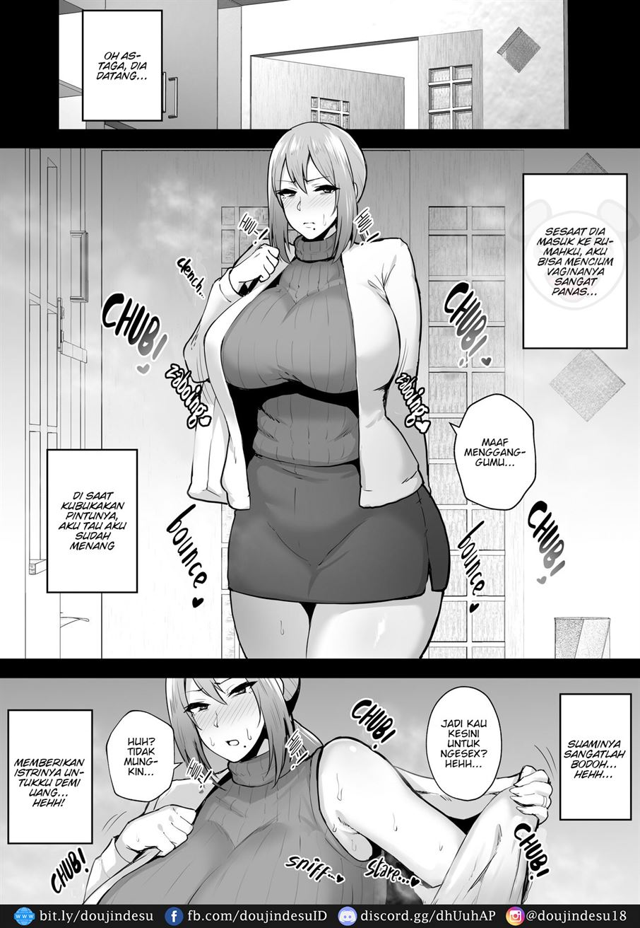 Netorareta Bakunyuu Genki Tsuma Youko – Kaji Daikou-saki de Toshishita Serebu no Onaho Tsuma ni sa Remashita Chapter 1
