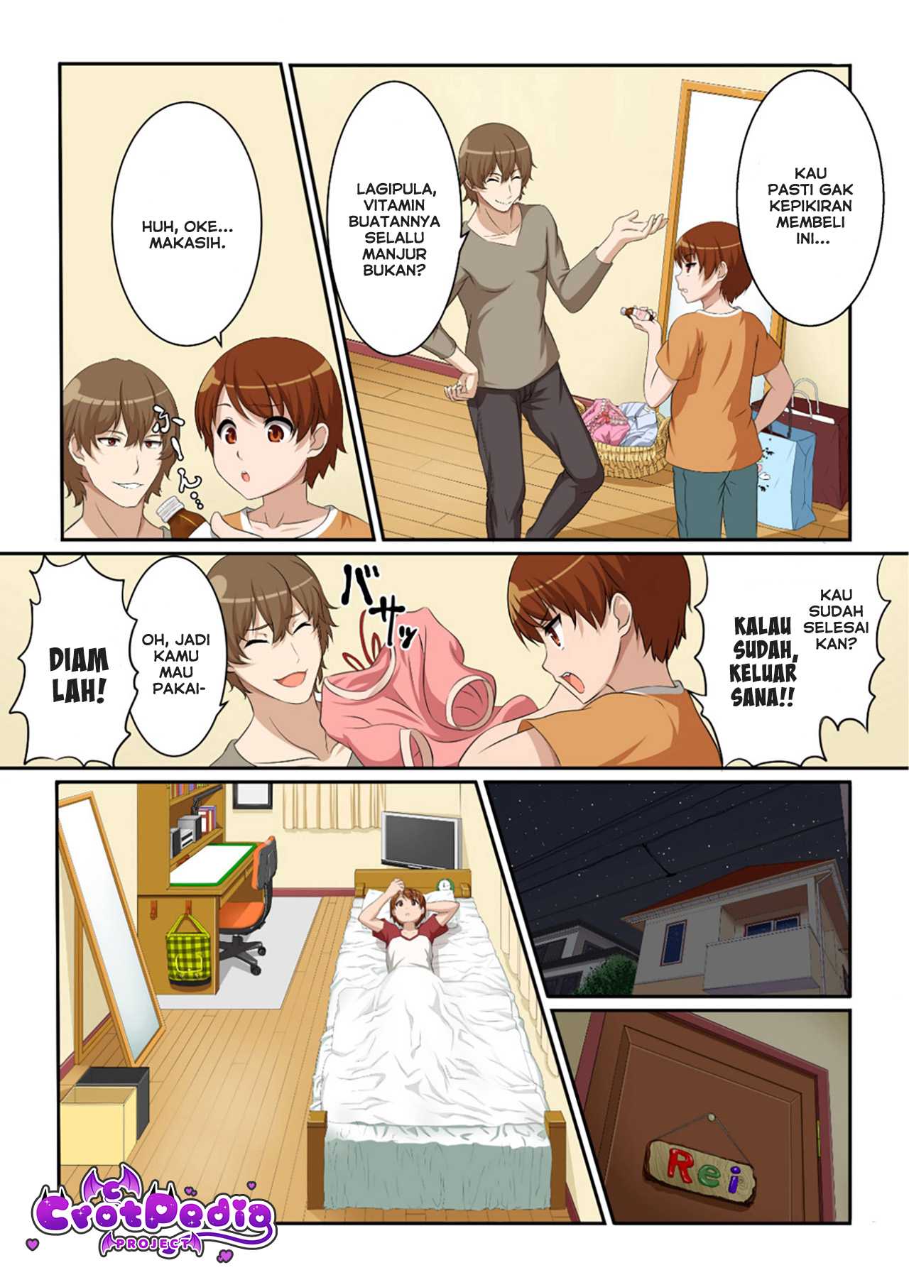 Nyotamen! Nyotaika Shita Ore wa Aniki no Kanojo! Chapter 1