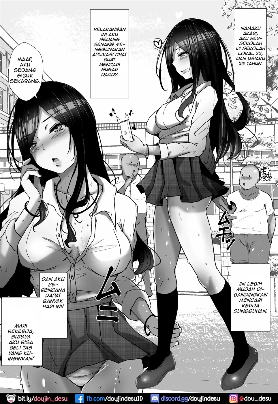 Papakatsu no Joshikousei ni Otona no Biyaku Sex Oshiete Yatta Chapter 1