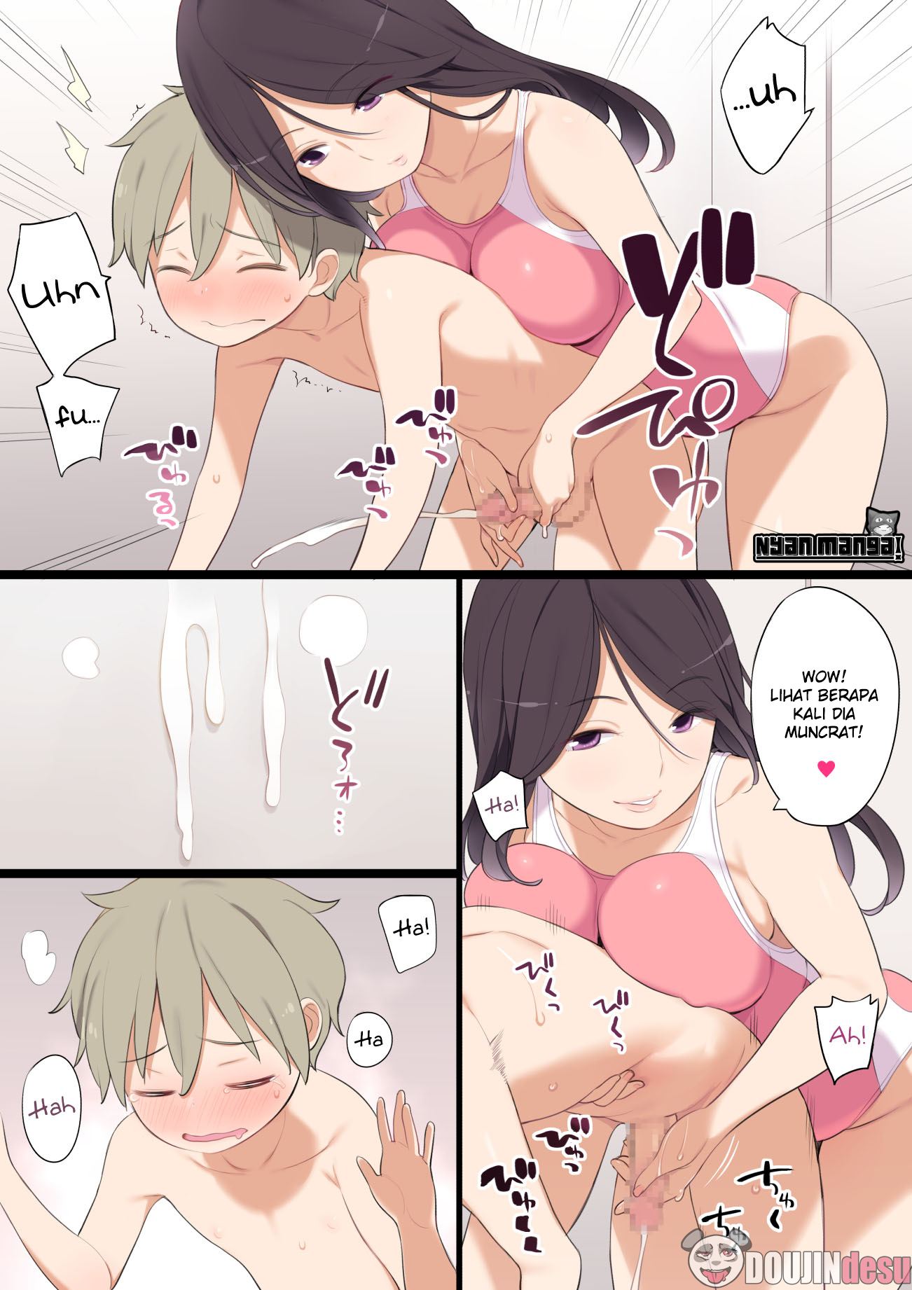 Pool de Deatta Oneesan to Ecchi na Kankei ni Nacchau Ohanashi Chapter 1