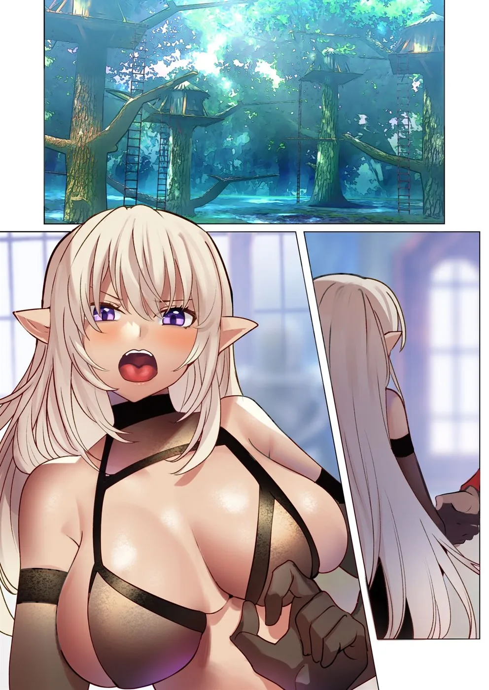 Reizoku Joou – Dosukebe Body no Dark Elf Joou ga Akutoku Kizoku ni Kanzen Seifuku Sareru made Chapter 1