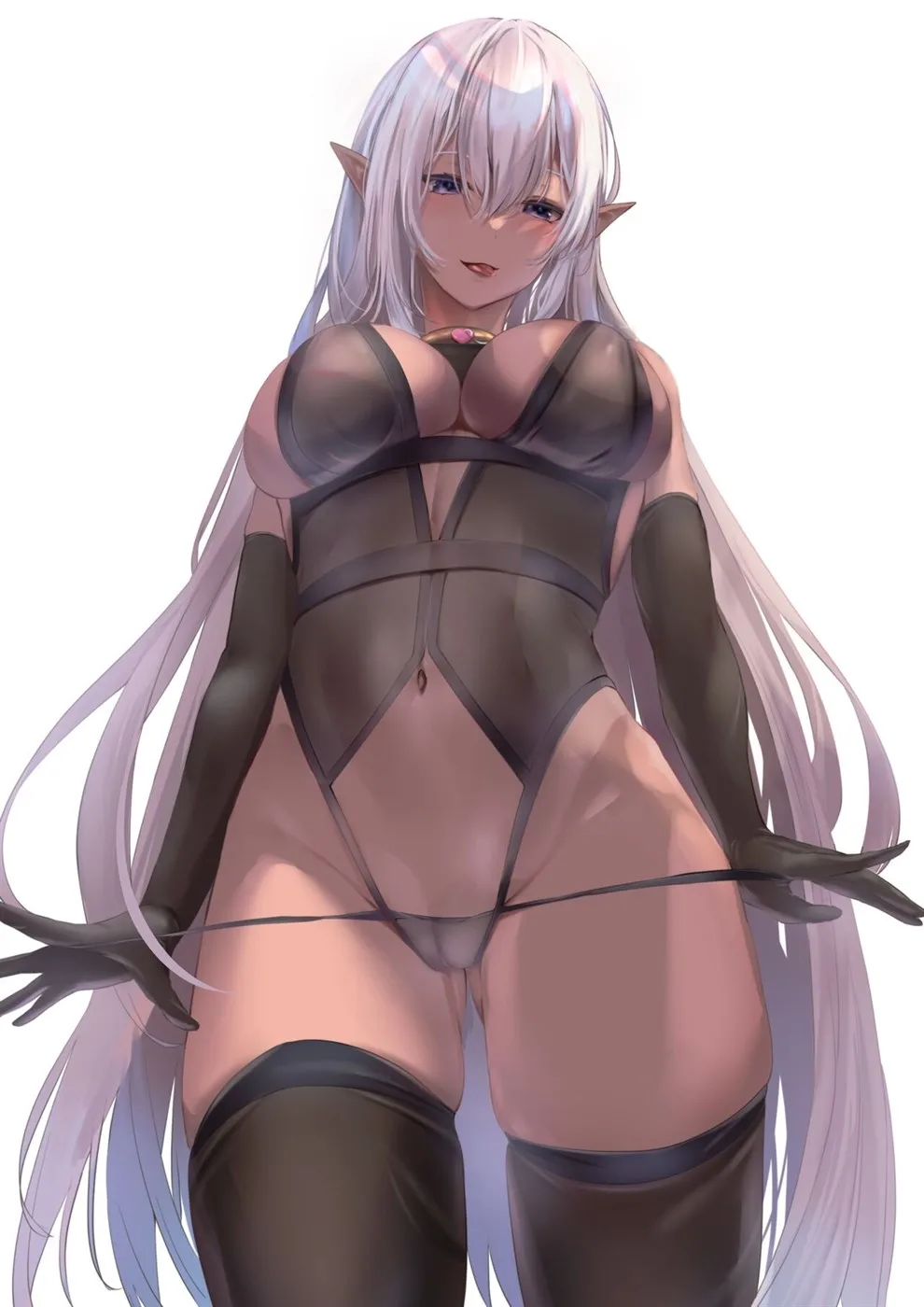 Reizoku Joou – Dosukebe Body no Dark Elf Joou ga Akutoku Kizoku ni Kanzen Seifuku Sareru made Chapter 1