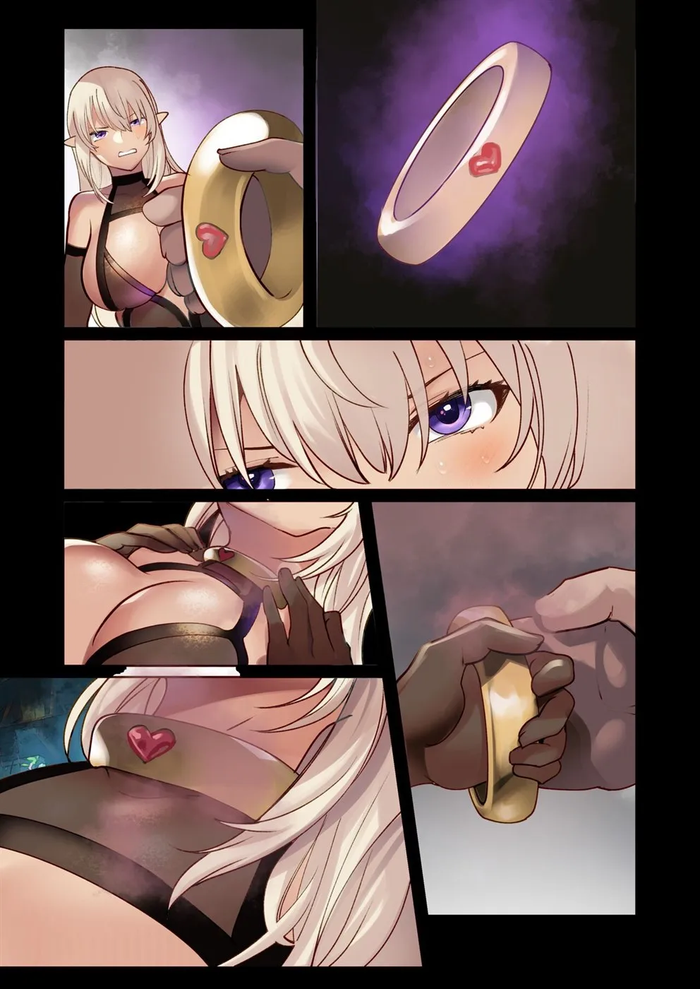 Reizoku Joou – Dosukebe Body no Dark Elf Joou ga Akutoku Kizoku ni Kanzen Seifuku Sareru made Chapter 1