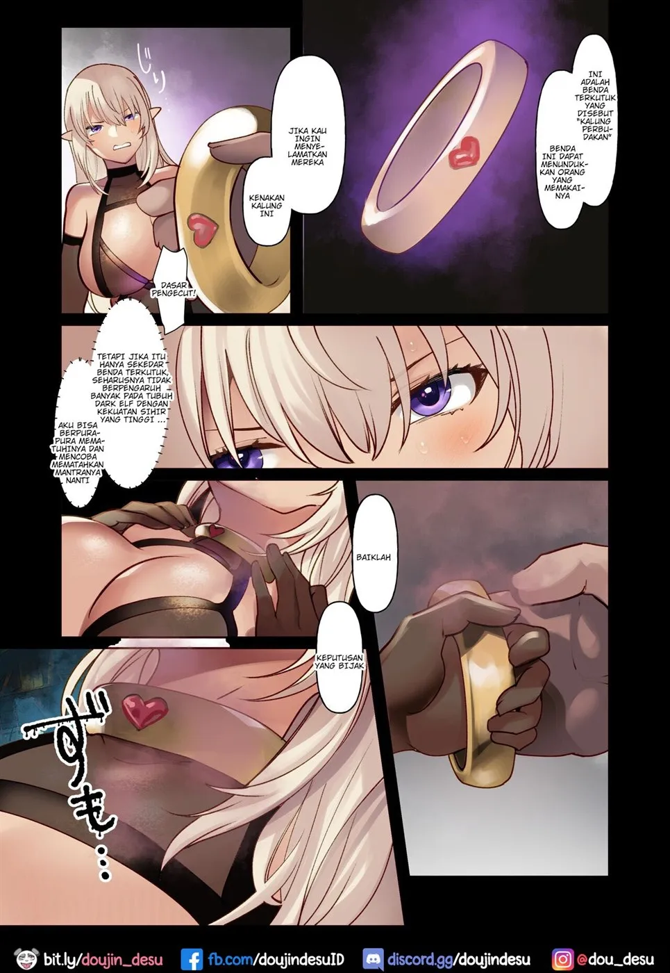 Reizoku Joou – Dosukebe Body no Dark Elf Joou ga Akutoku Kizoku ni Kanzen Seifuku Sareru made Chapter 1