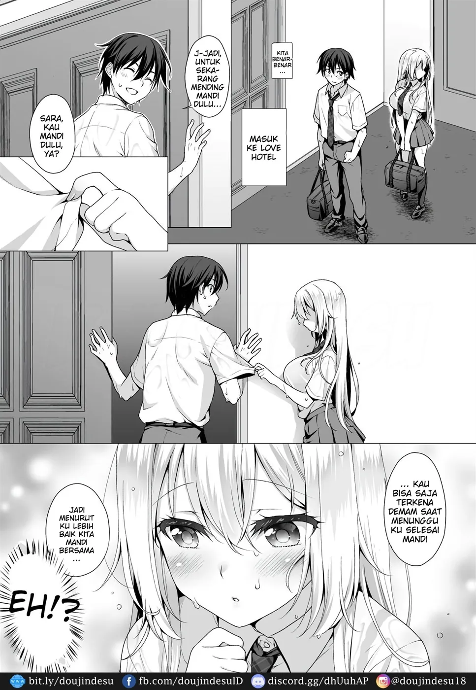 Risou no Kanojo ~Choro Kawa Ojou-sama Sara to Love Hotel de Toroama Nuresuke H~ Chapter 1