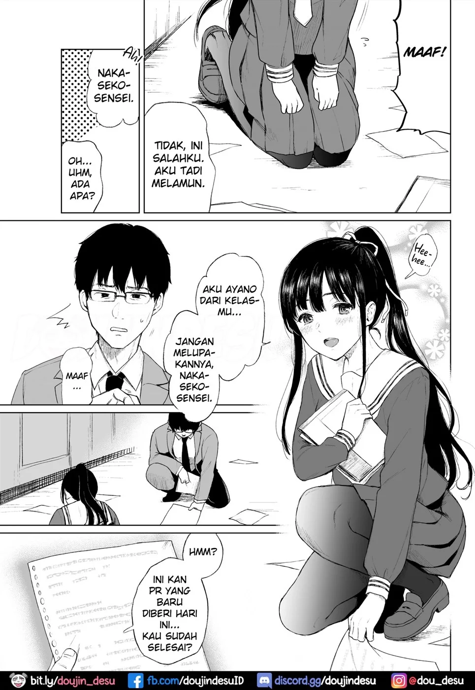Sokubakuai ~Houkago, Kyoushitsu de, Muboubi na Yuutousei o, Muriyari Okasu~ Chapter 1