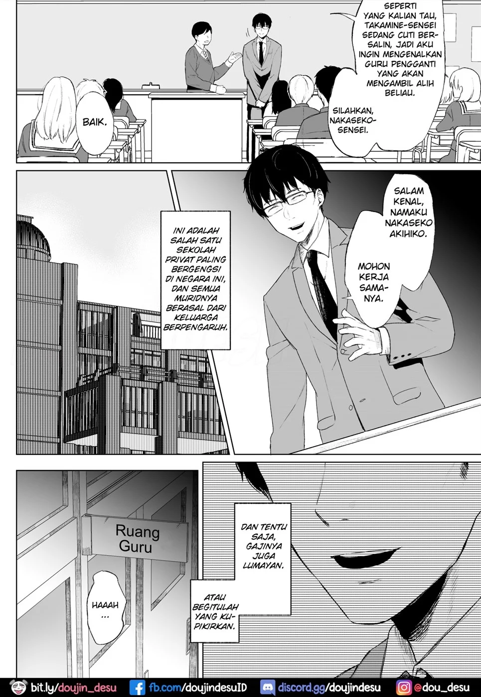 Sokubakuai ~Houkago, Kyoushitsu de, Muboubi na Yuutousei o, Muriyari Okasu~ Chapter 1