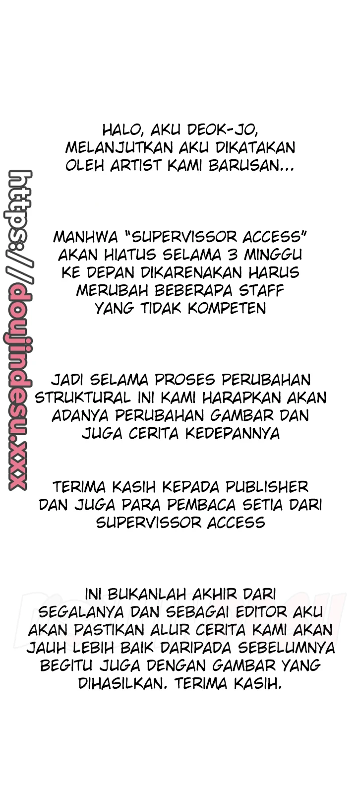 Supervisor Access Chapter 77.5
