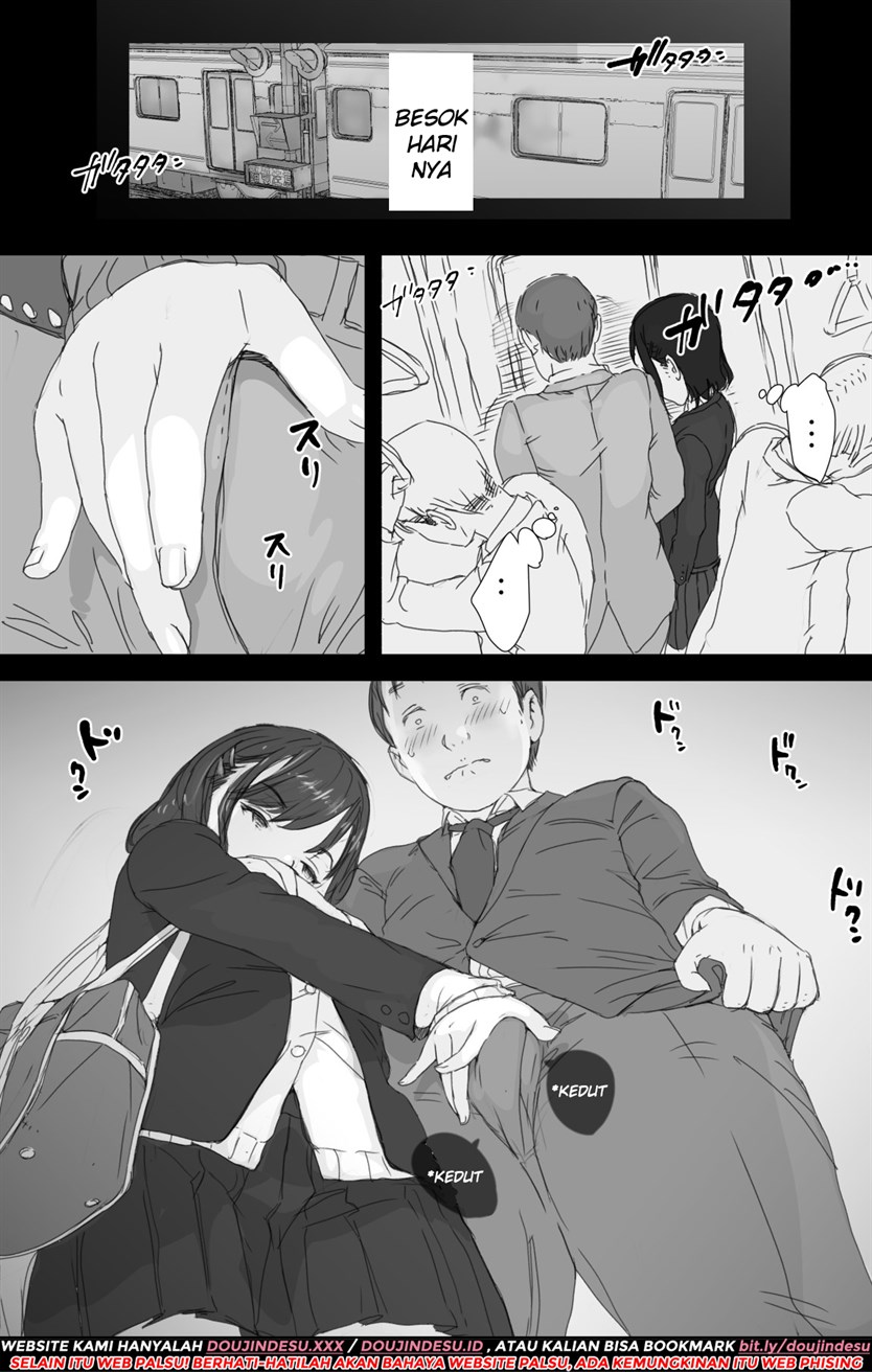 Tsuukin Densha de Oppai o Mise ni Kuru Musume ga Ite Komattemasu Chapter 1
