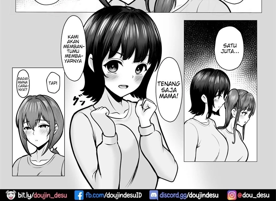 Watashi-tachi JK Shimai wa Mama to Issho ni Papakatsu Shitemasu Chapter 1