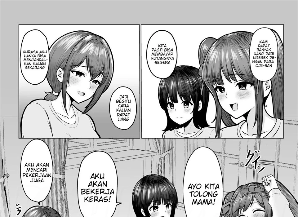 Watashi-tachi JK Shimai wa Mama to Issho ni Papakatsu Shitemasu Chapter 1