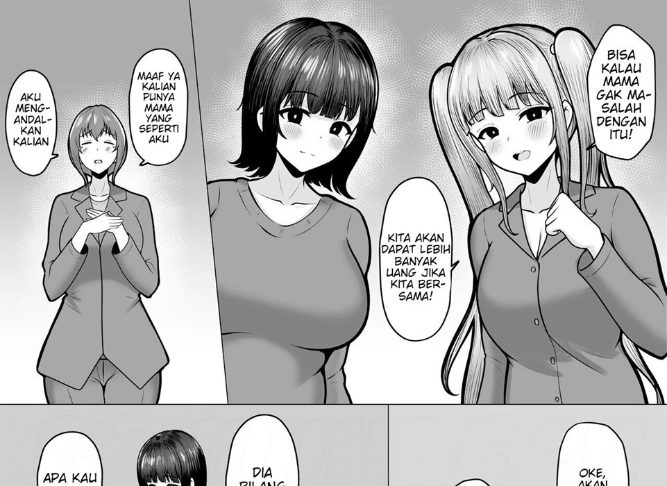 Watashi-tachi JK Shimai wa Mama to Issho ni Papakatsu Shitemasu Chapter 1