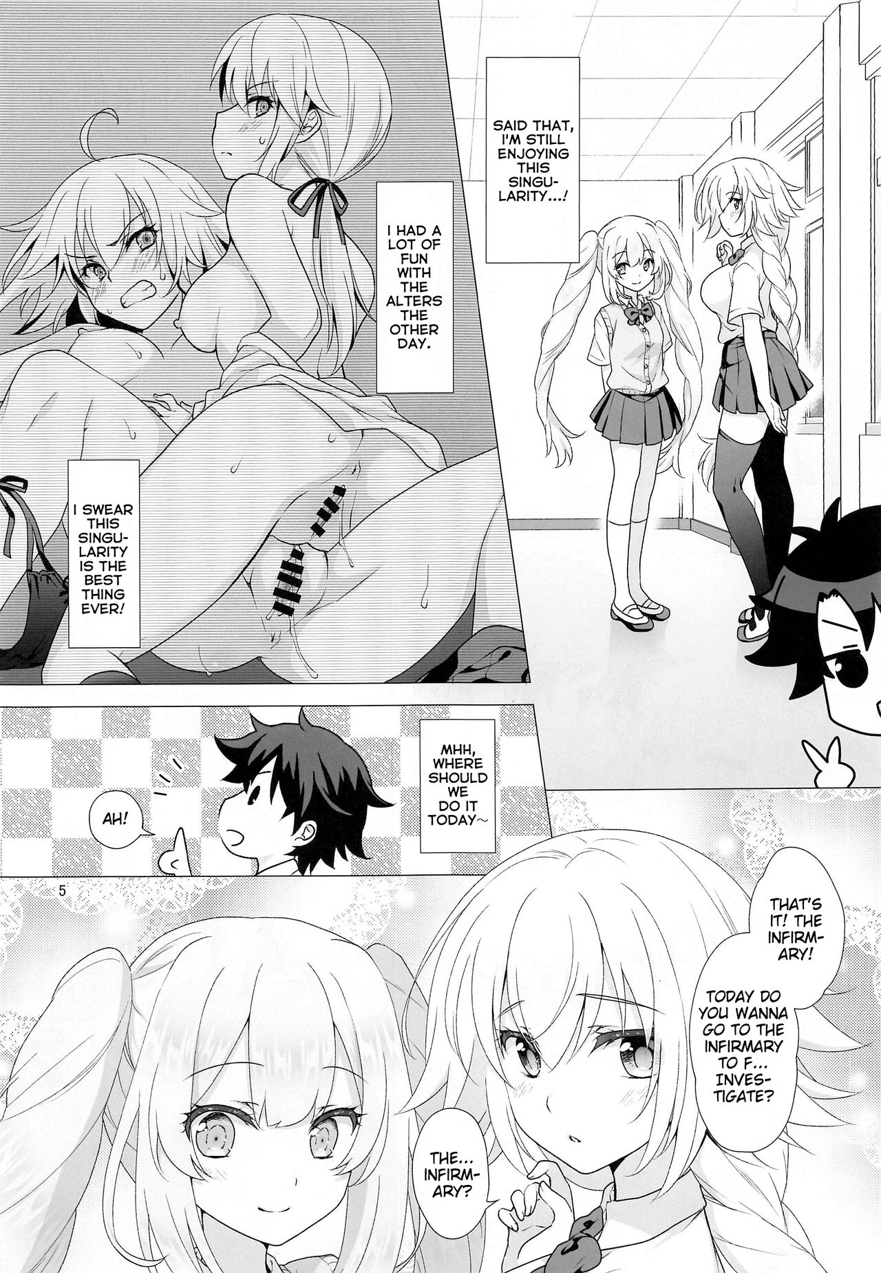 CHALDEA GIRLS COLLECTION Jeanne & Marie Motto Seifuku H Shimakuru Hon