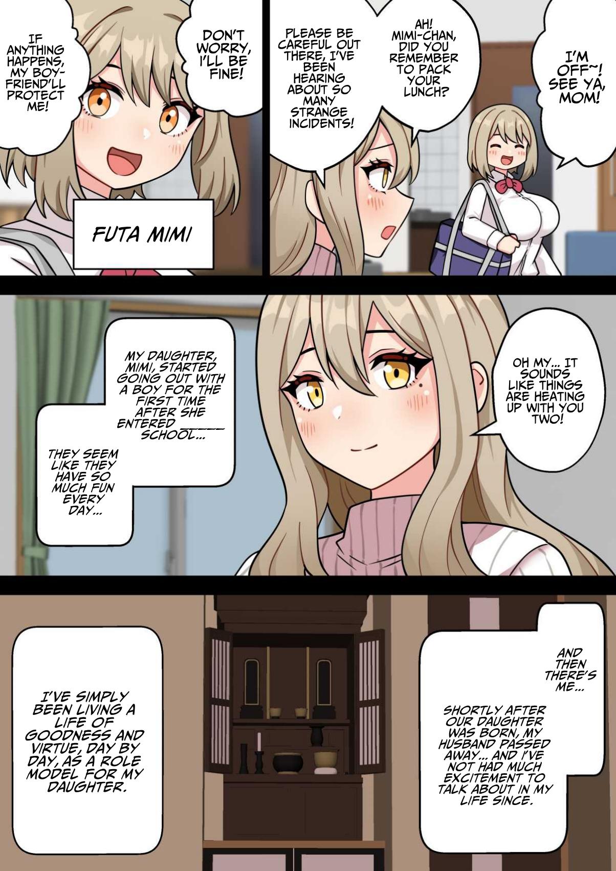 "Chinpo Toorima" Futa Narumi ~Bakunyuu Kyokon Futanari Mama no JK Manko Musabetsu Haramase Monogatari~
