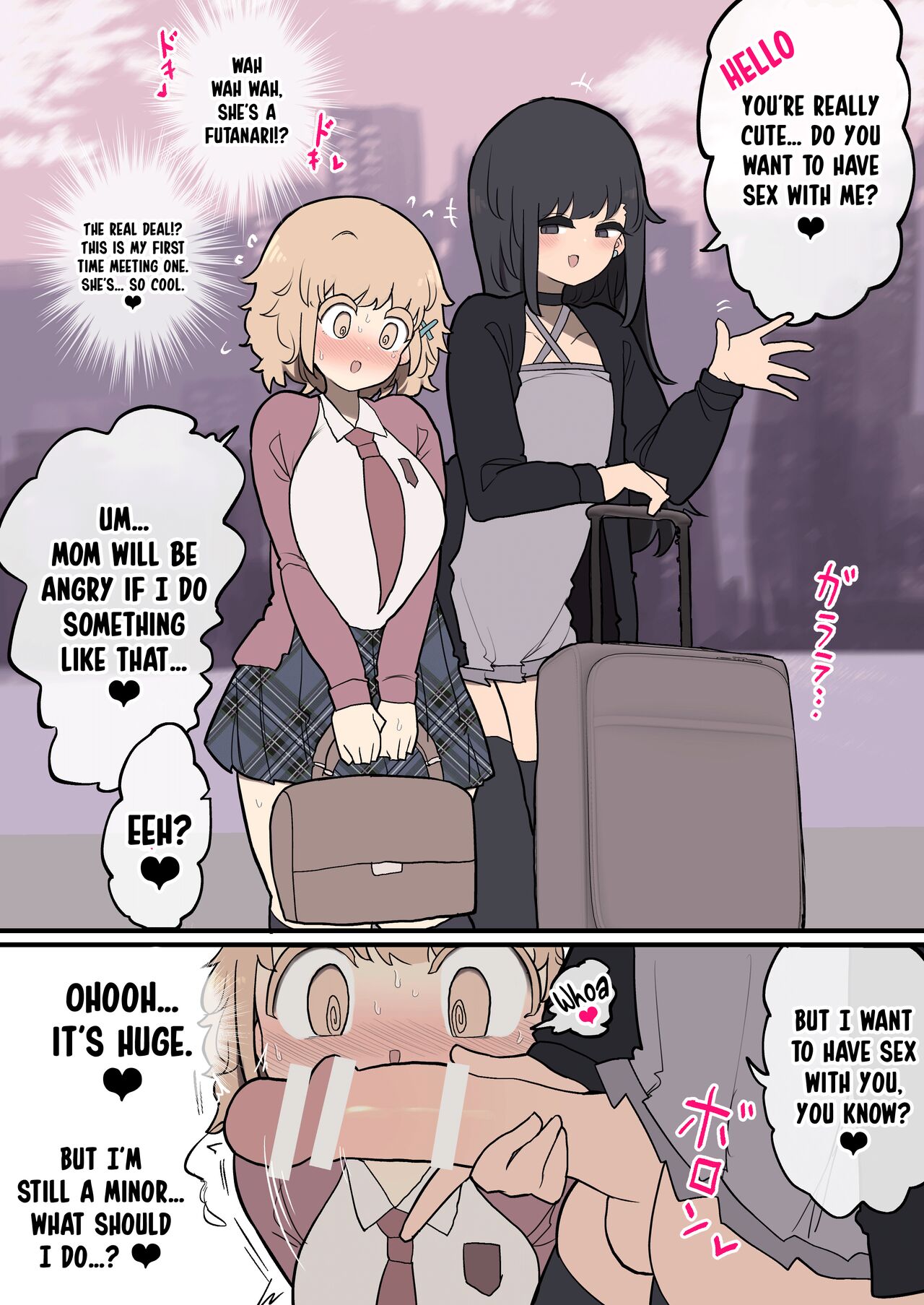 Futanari Ikemen Onnanoko Chinpo ni Meromero Soku Ochi Gaikokujin-chan