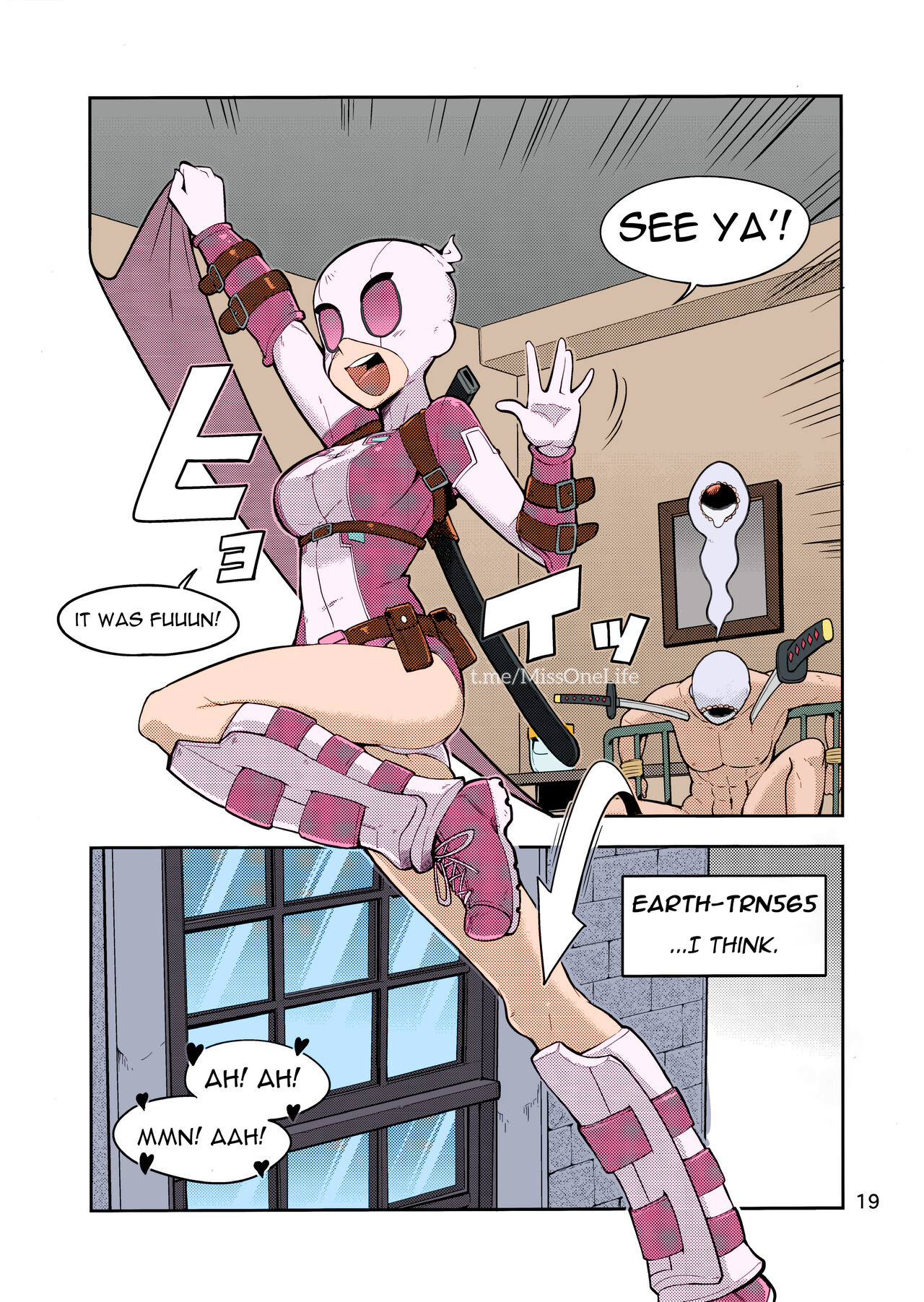 Gwenpool Ecchi na Sekai ni Ojama Shima~su - Colorized