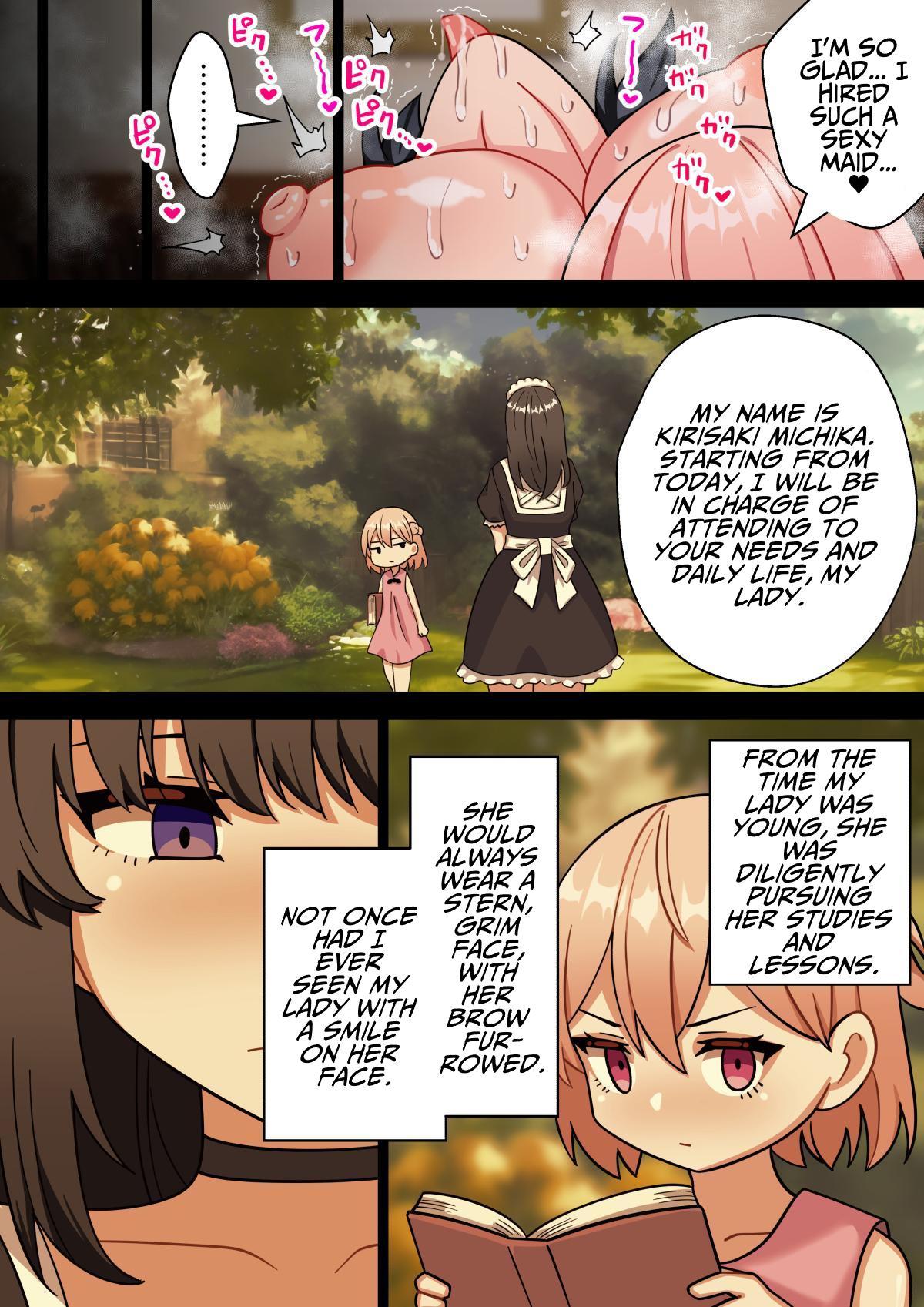 24-Jikan Oho-goe Doubutsu Koubi no Yakata ~Futanari Ojou-sama ga Bakunyuu Maid ni Chinpo Kanri Sareru Hanashi~