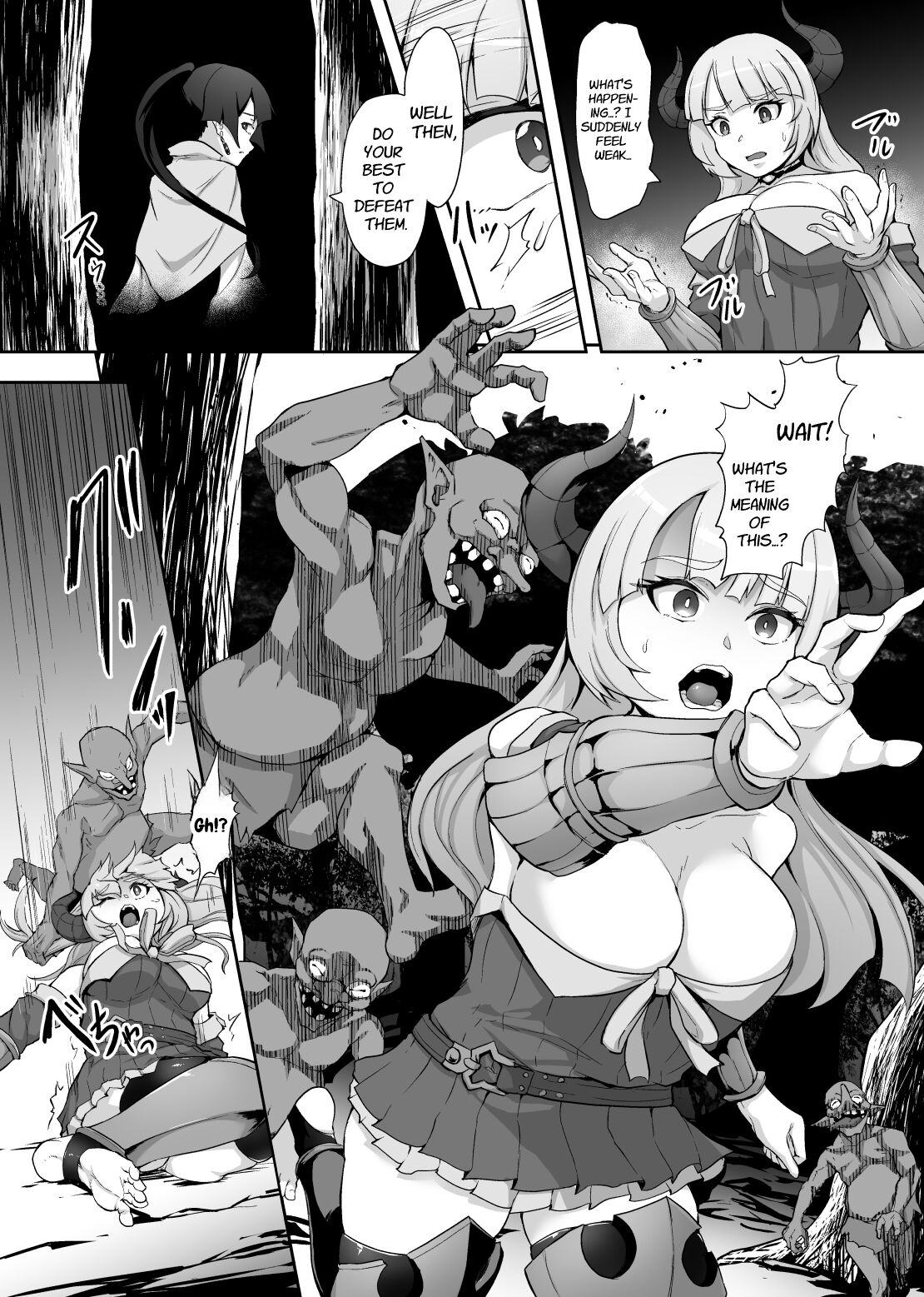 Tettsui no Onna Senshi, Mamono ni Makete Okasareru Mousou o Kojirase Shinu yori Hidoi Me ni Au