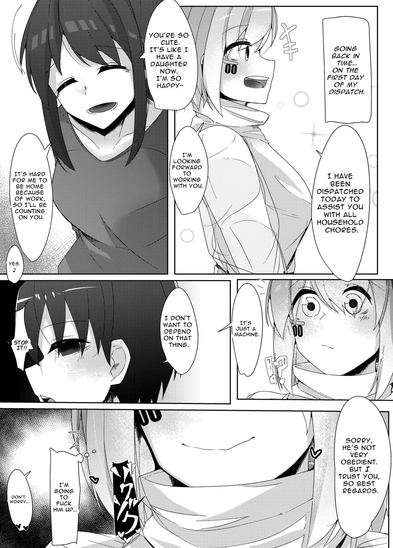 Kajiyou Android ga Hakensaki no Shota-kun o Chouzetsu Tekoki de Choukyou suru Hanashi