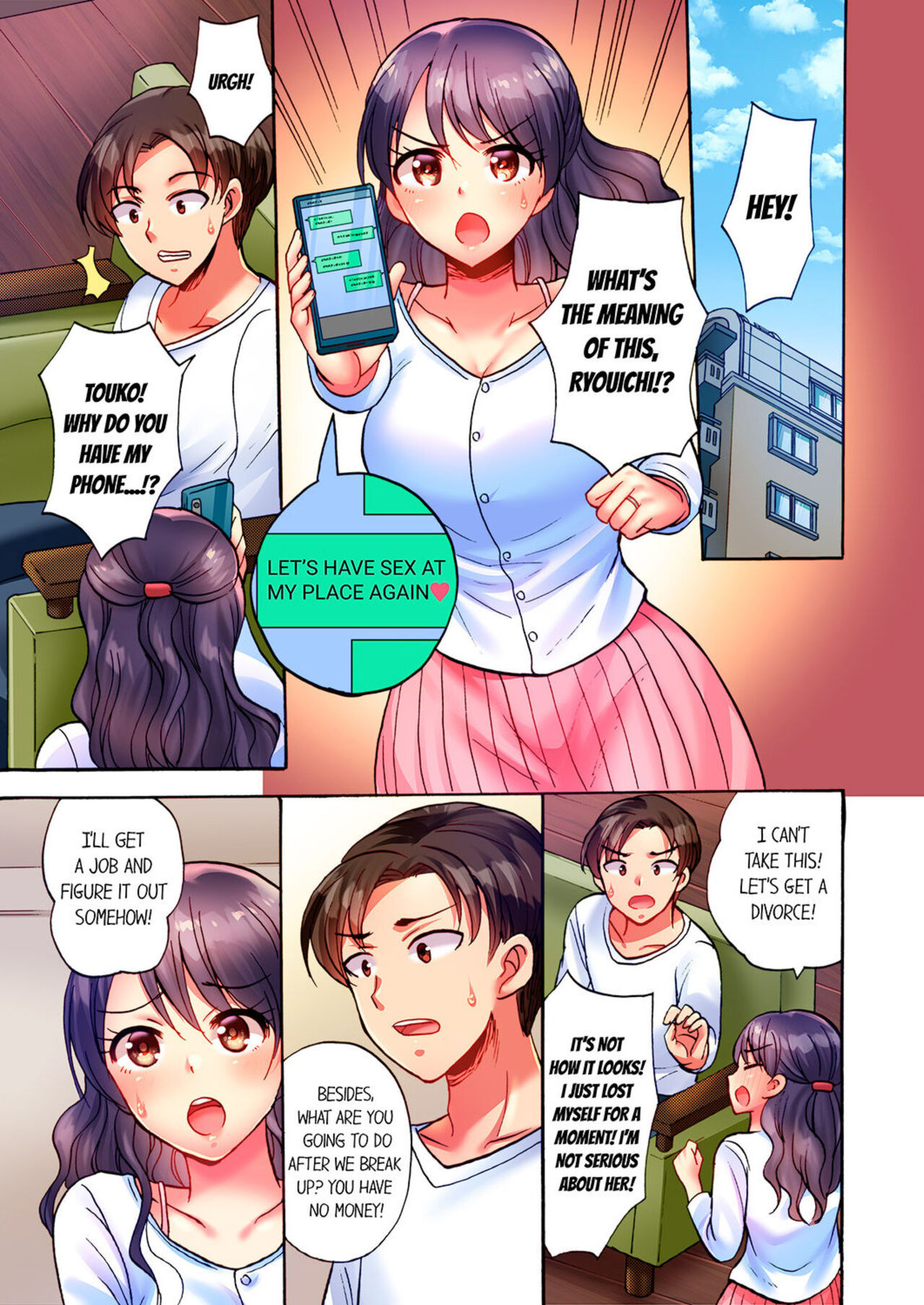 "Dame! Uwaki ni Nacchau" Sōnyū ni Yowai Hitozuma wa Shigoto chū ni Gachīki SEX