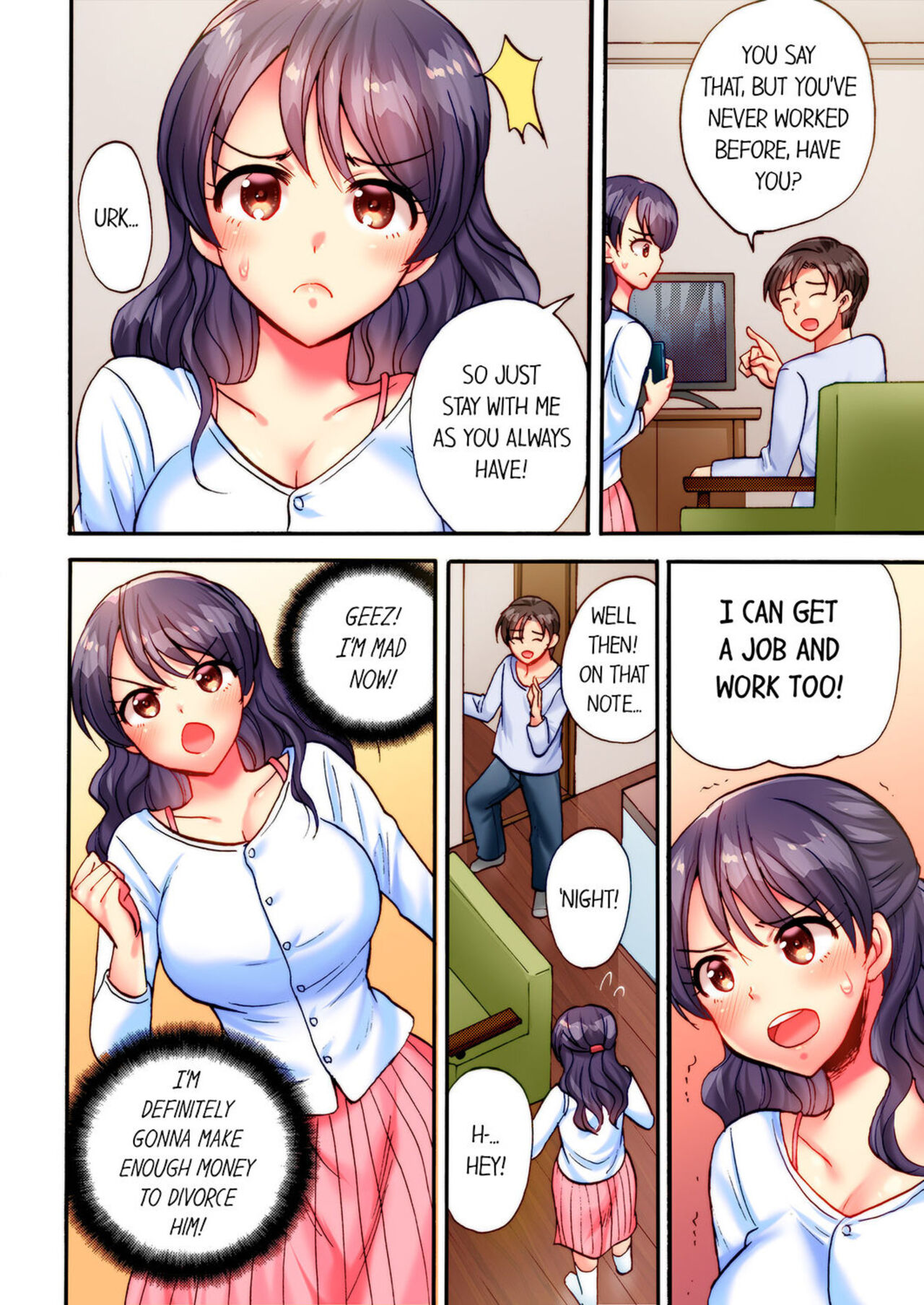 "Dame! Uwaki ni Nacchau" Sōnyū ni Yowai Hitozuma wa Shigoto chū ni Gachīki SEX