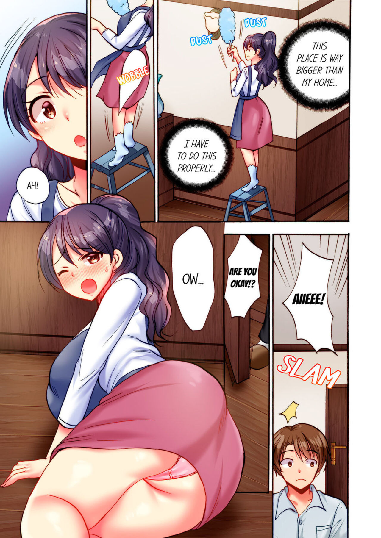 "Dame! Uwaki ni Nacchau" Sōnyū ni Yowai Hitozuma wa Shigoto chū ni Gachīki SEX