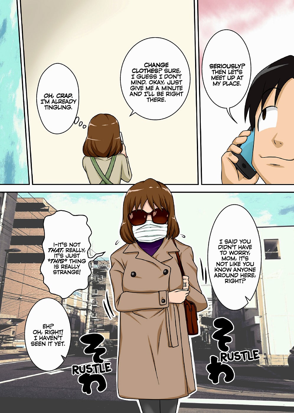 Toiu wake de Kaa-san to Kyou mo Bed no Uede, Hada o Awaseru Omo ni Hageshiku