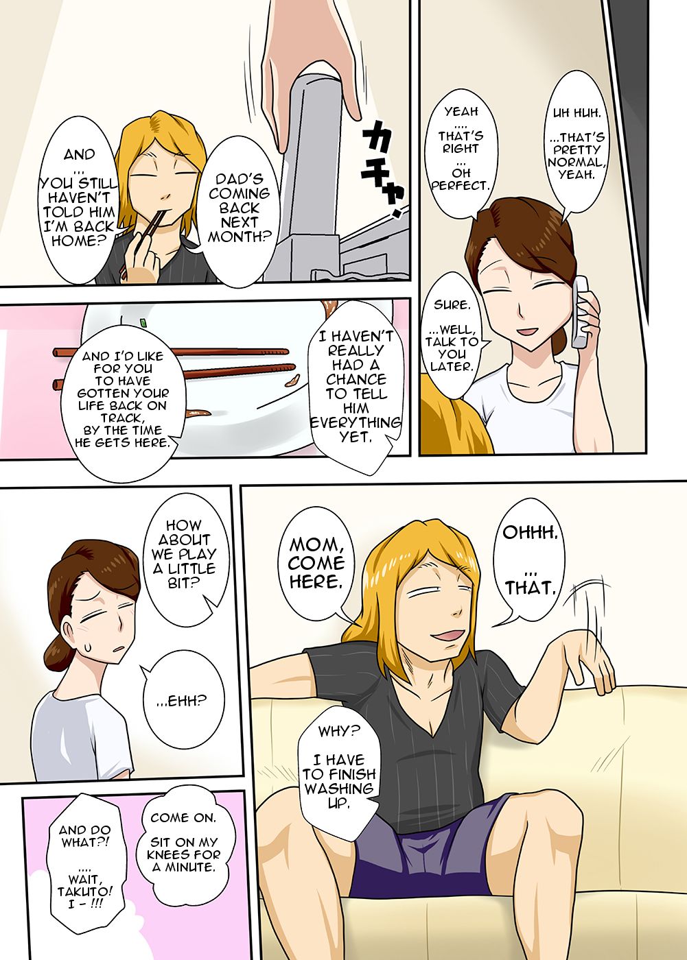 Kaette Kita Musuko ga Kinpatsu Yarichin