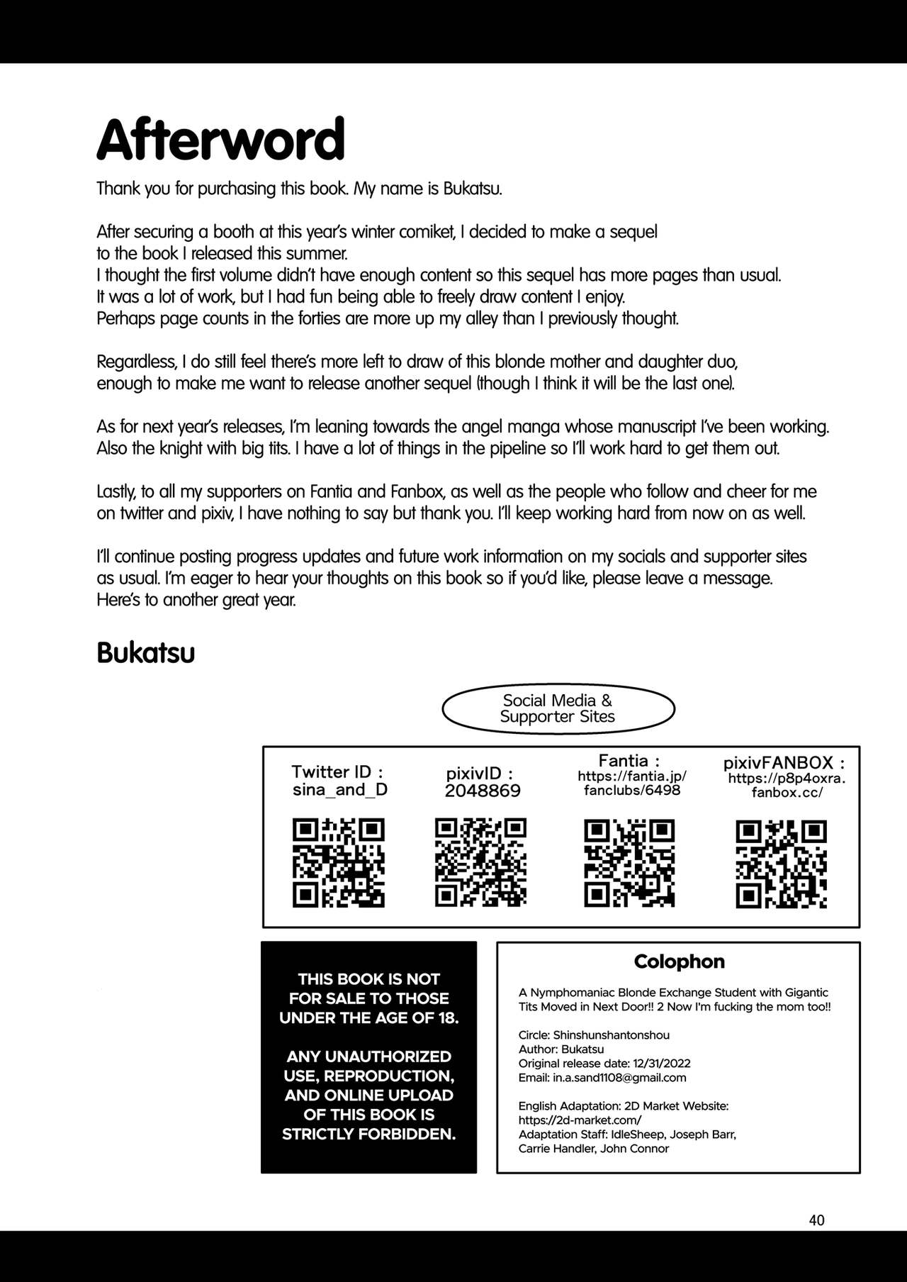 H Daisuki Kinpatsu Hakujin Bakunyuu Ryuugakusei ga Tonari no Heya ni Hikkoshite Kita!! 2 ~Mama mo Ore no SeFri ni Natta!!~ - Decensored