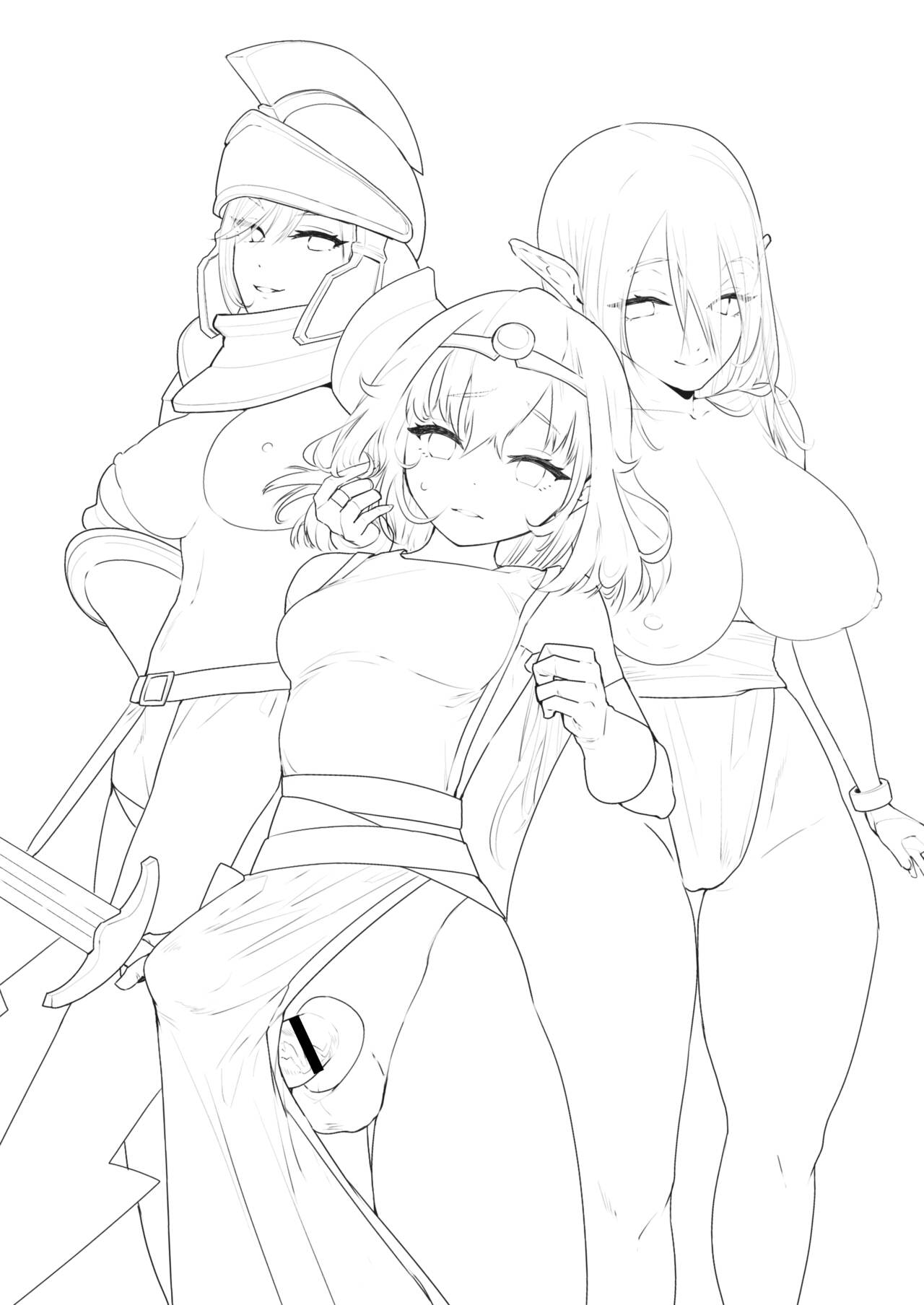 Isekai Tensei Shitara Futanari Yuusha-sama datta Ken 2