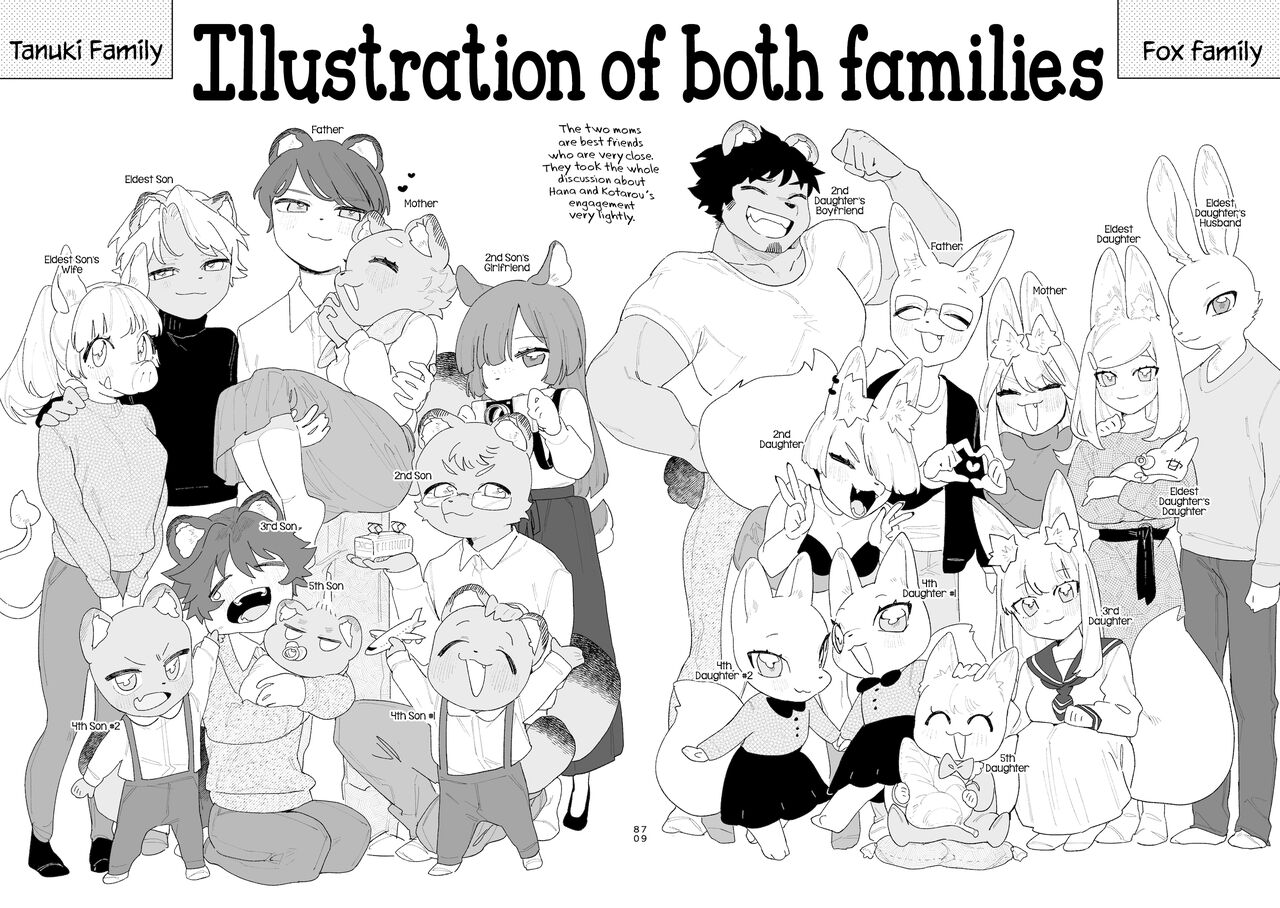 Otoko ga Uke - Kitsune-chan X Tanuki-kun