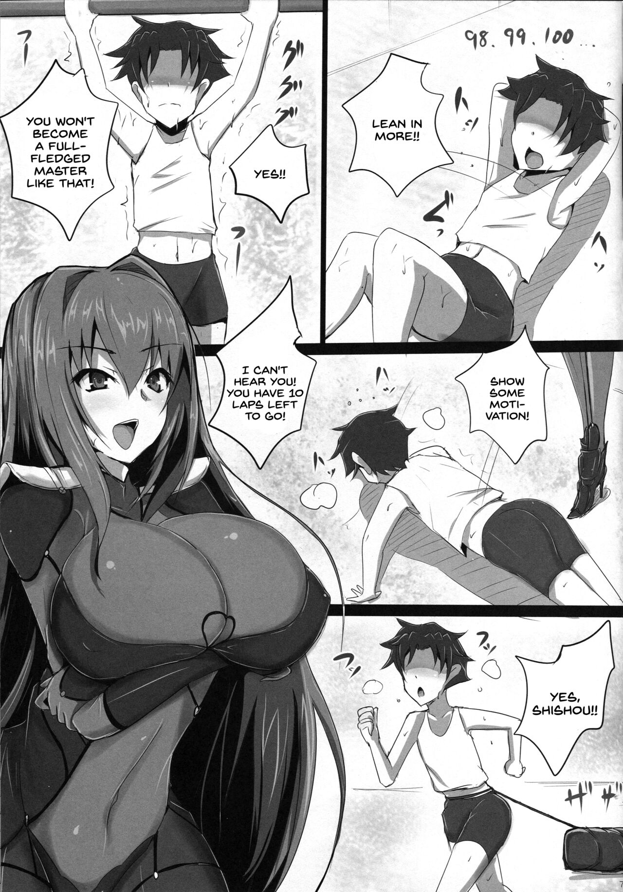 Scathach Shishou no Celt Shiki SEX Training
