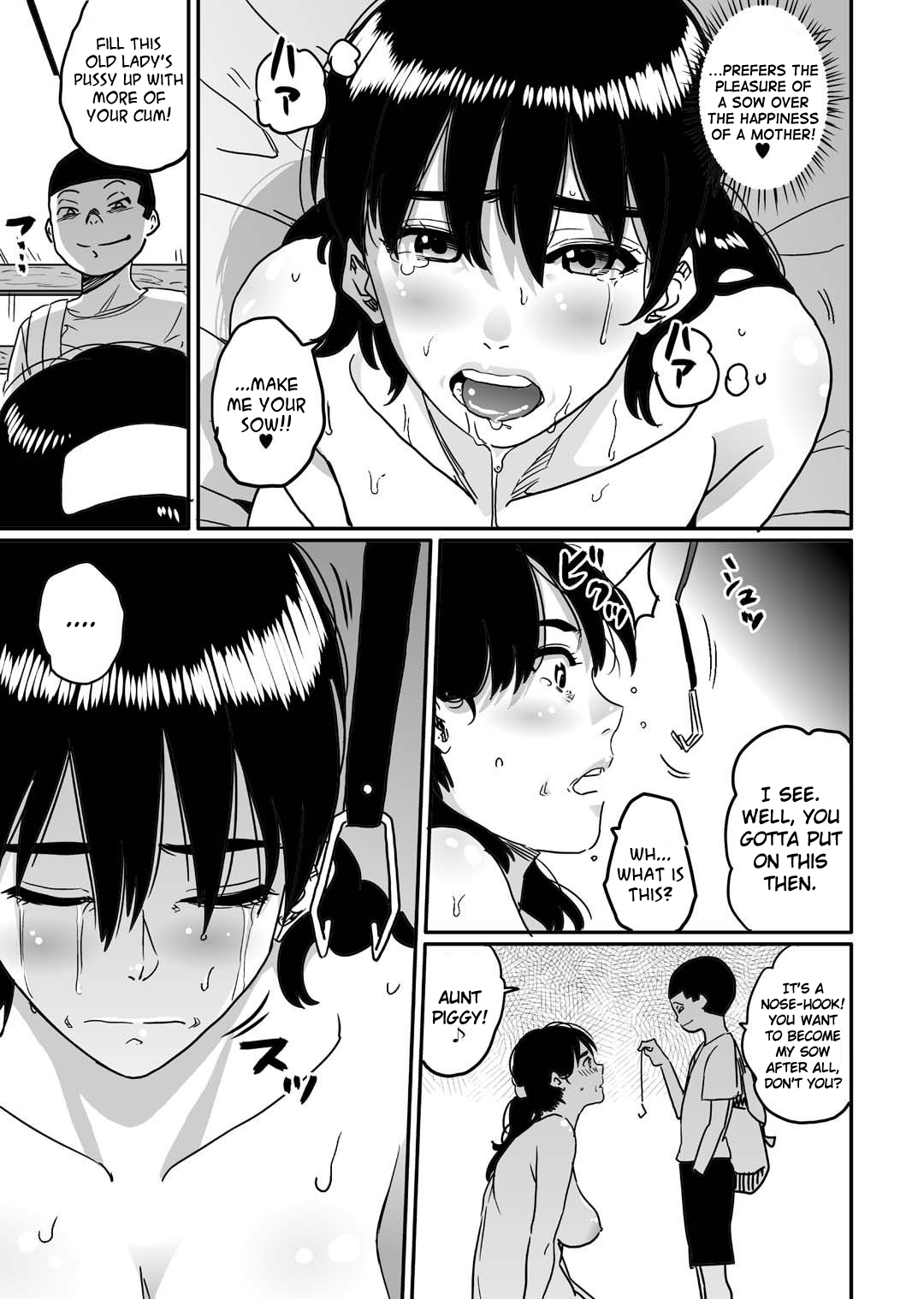 Hahaoya Shikkaku - Watashi to Musuko no Mesu Buta Netorare Seikyoiku