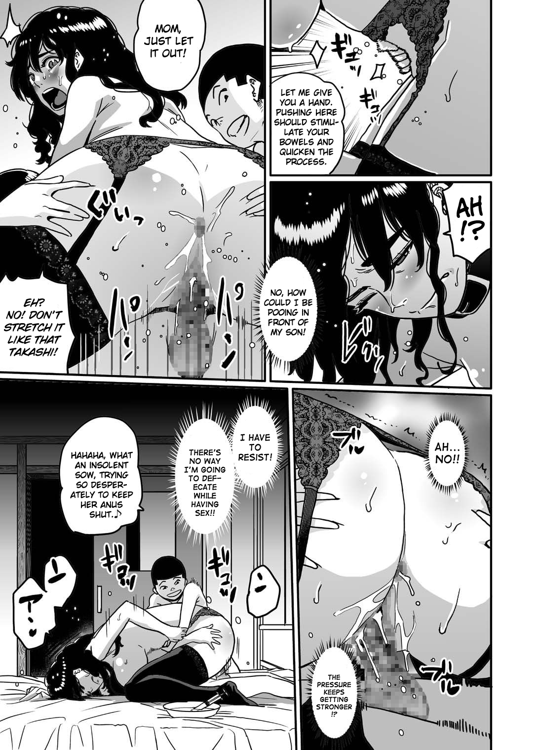 Hahaoya Shikkaku - Watashi to Musuko no Mesu Buta Netorare Seikyoiku