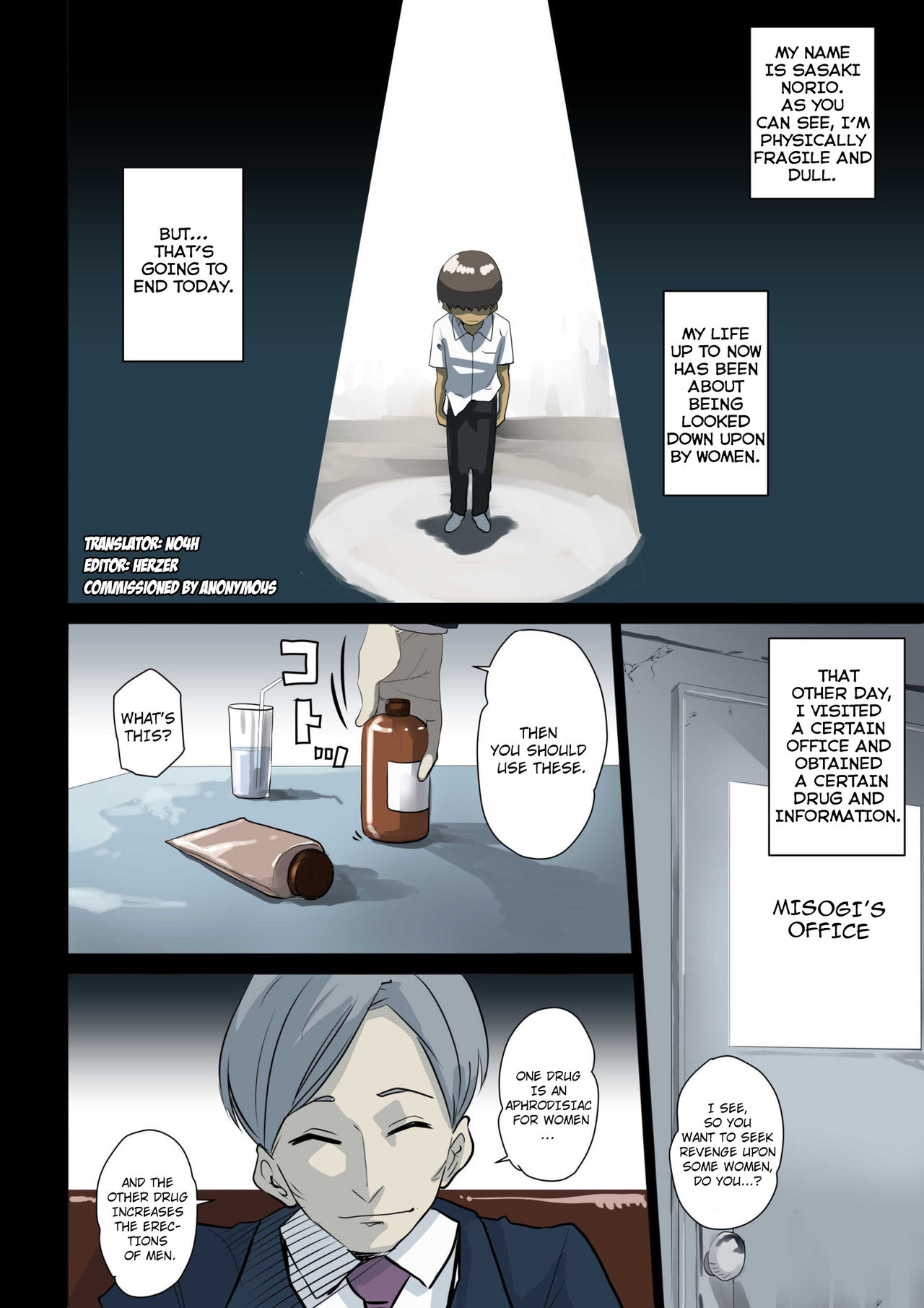 Nekura Shounen no Fukushuu Harem Choukyou Keikaku