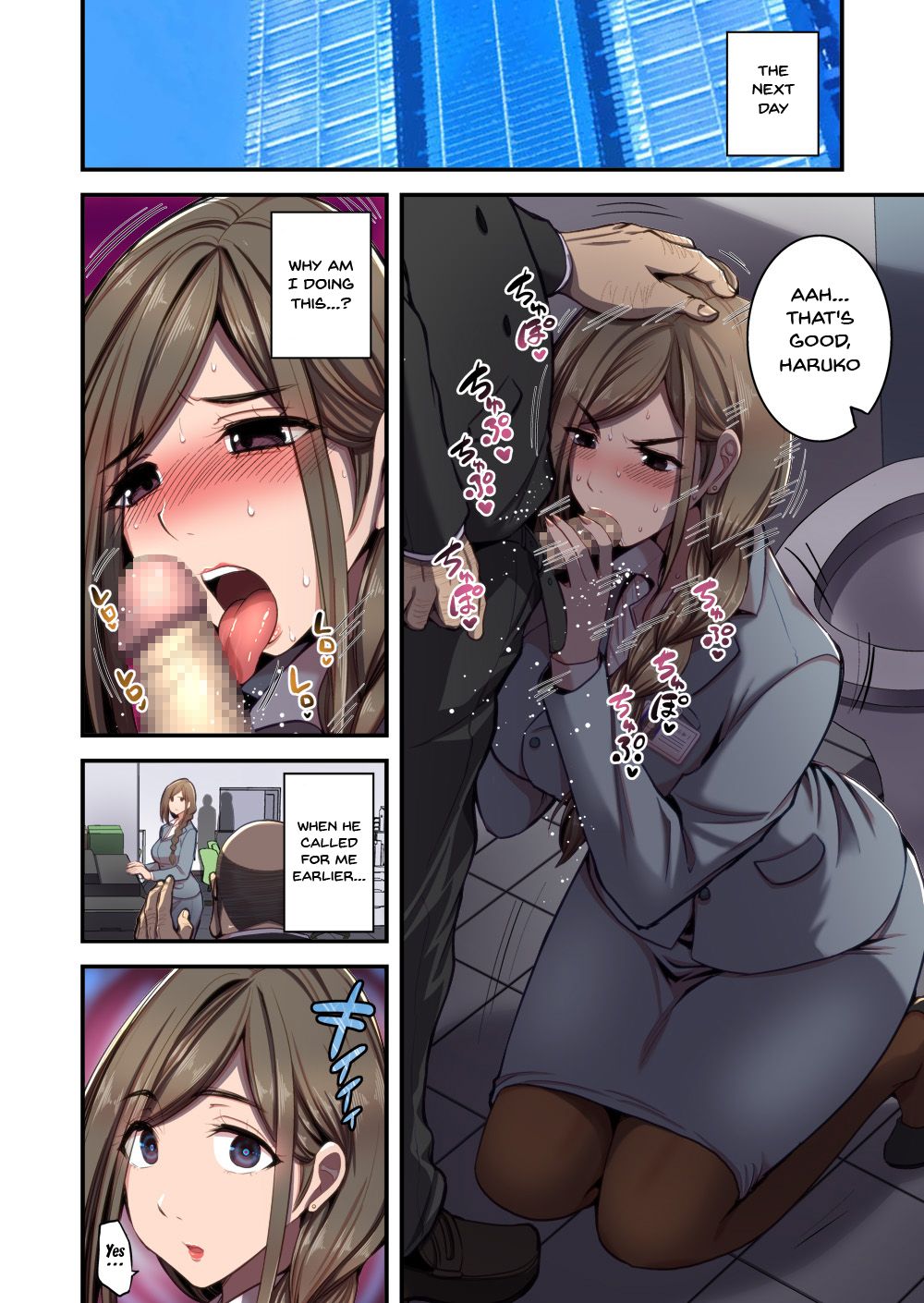 Saimin Hitozuma OL-san ~Kimo Buchou ni Nanka Getsu mo Ikasare Tsuzuketa Watashi wa~