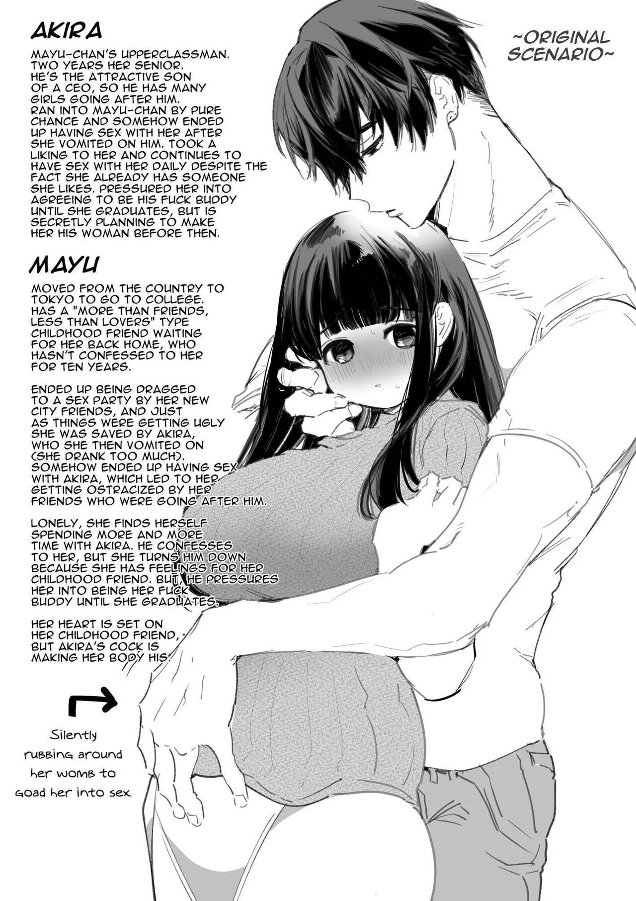 Mayu-chan NTR ~Daigaku Shingaku no Tame Joukyou Shita Kanojo ga Onzoushi ni Tsukamari Dekiai Sarete Shimatta~