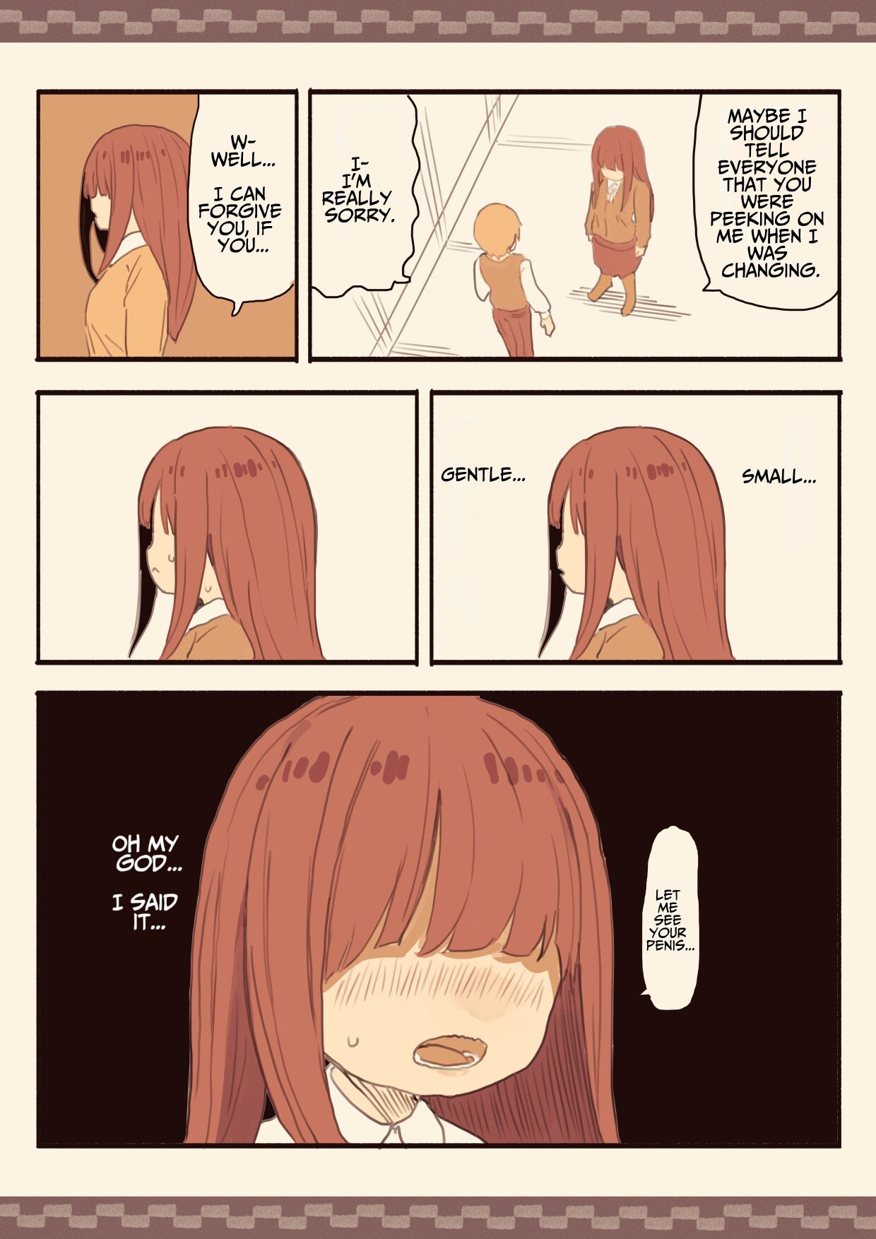 Blinding Bangs Girl Blackmails A Male Student Into Sex