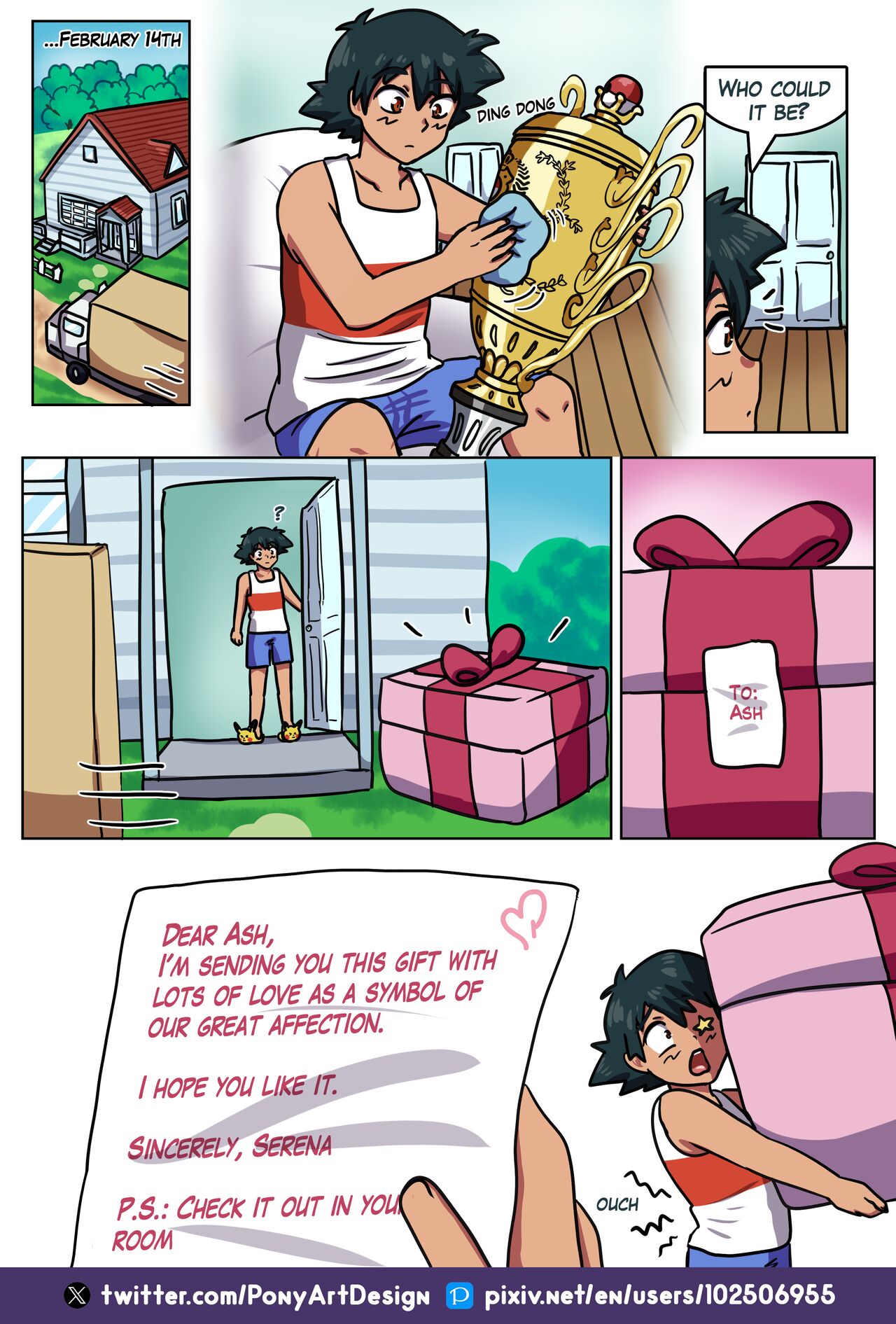 AmourShipping: My favorite chocolate! Serena X Ash