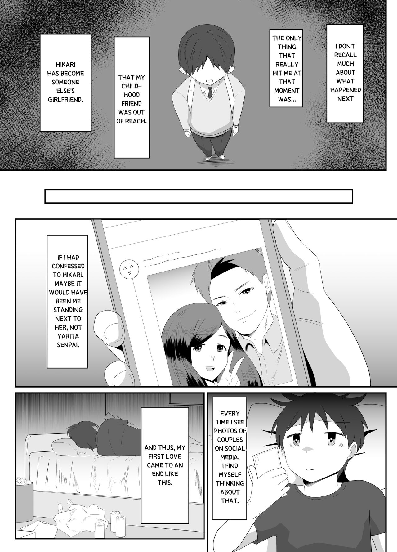 Boku no Suki na Kyonyuu Osananajimi ga Charao Senpai no Kanojo ni Natta Hi