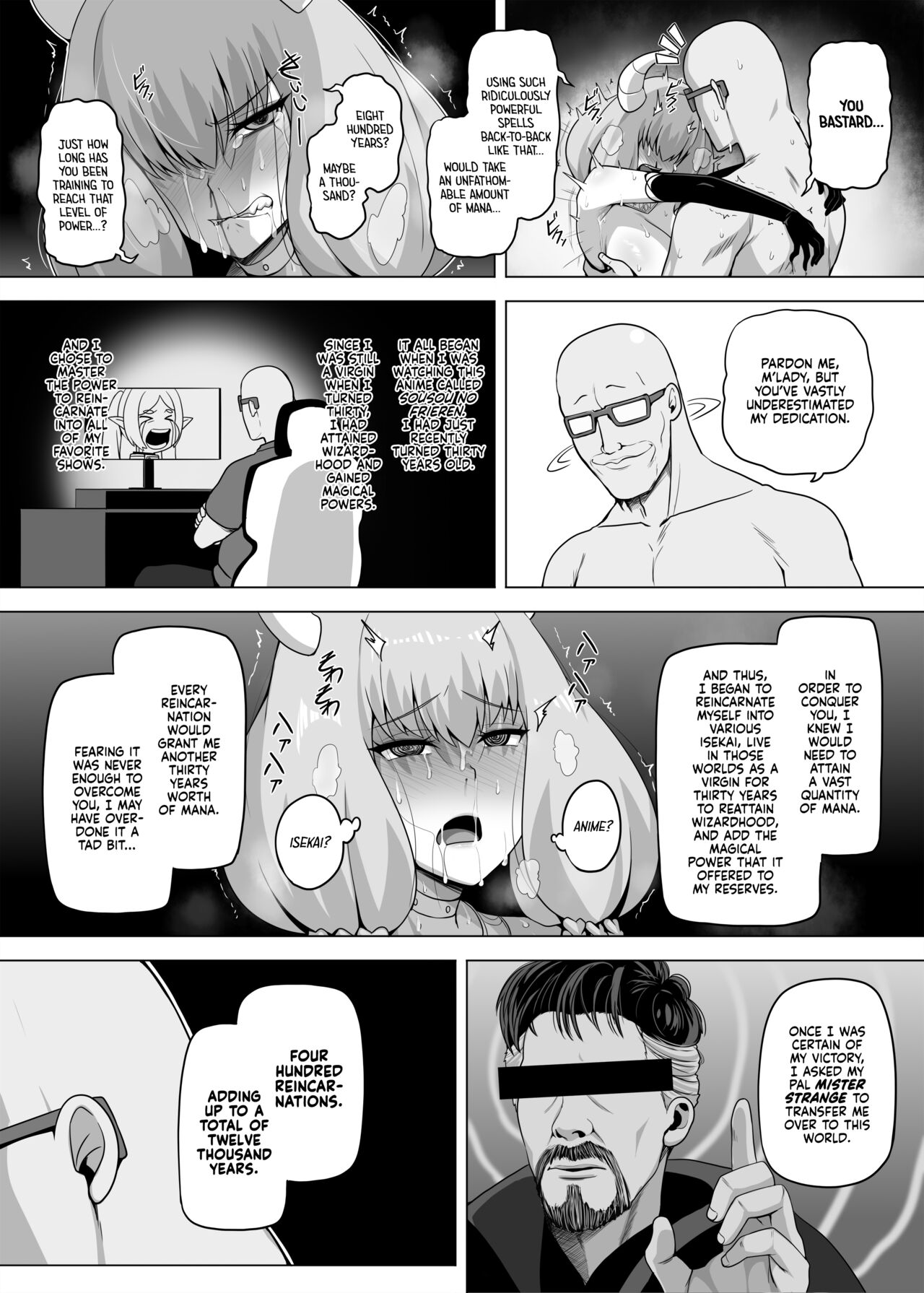 Aura to Ippatsu Yaru Tame Mechakucha Maryoku o Tamete Kimashita