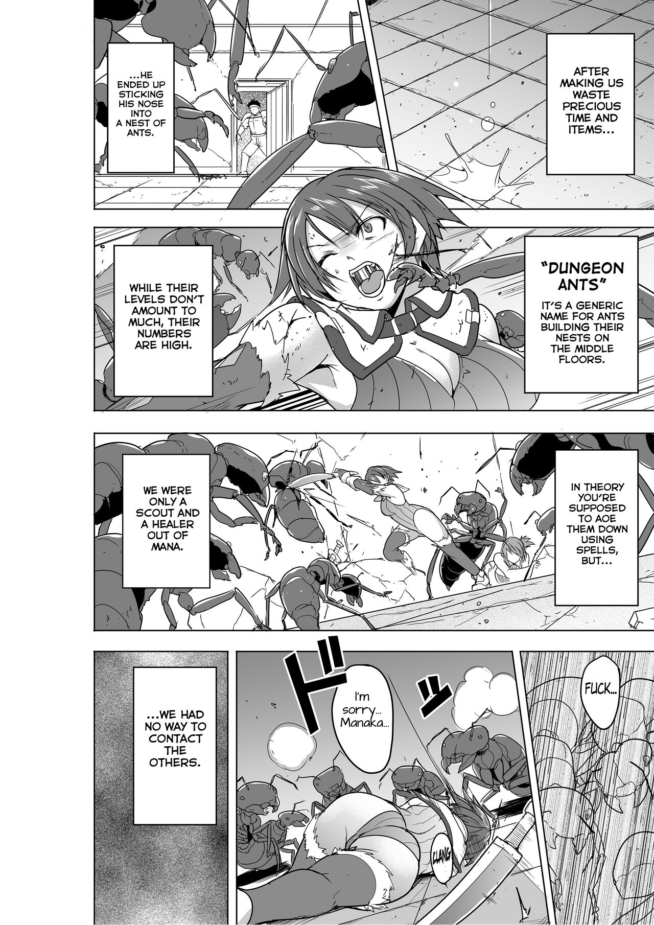 Dungeon Travelers - Futari no Himegoto BADend - Decensored