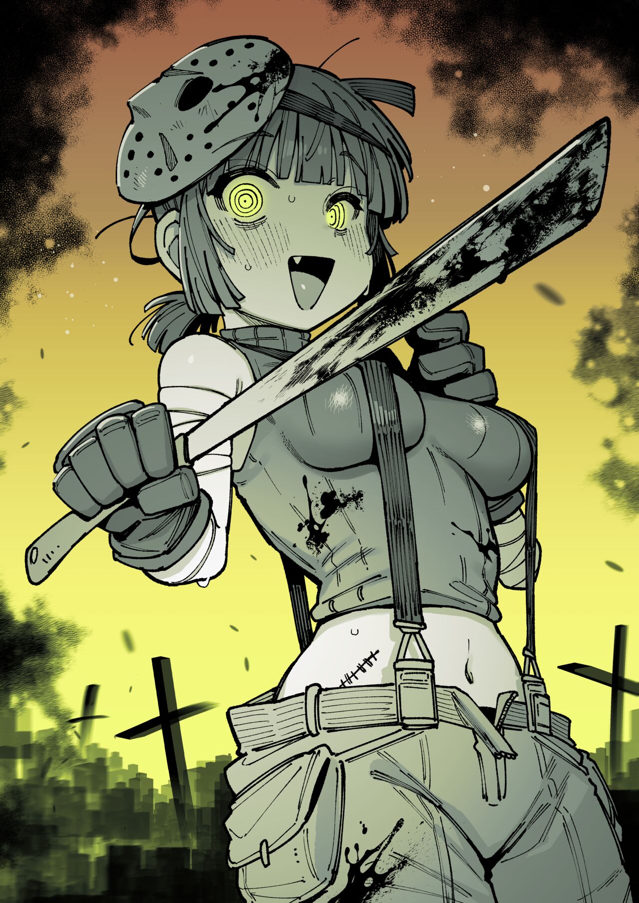 Ie ga Shike Sugite Haete Kita Genkaku Yuuhatsu Kinoko wo Gosyoku Shite Hatsujyou Shita Ato no Are ya Kore