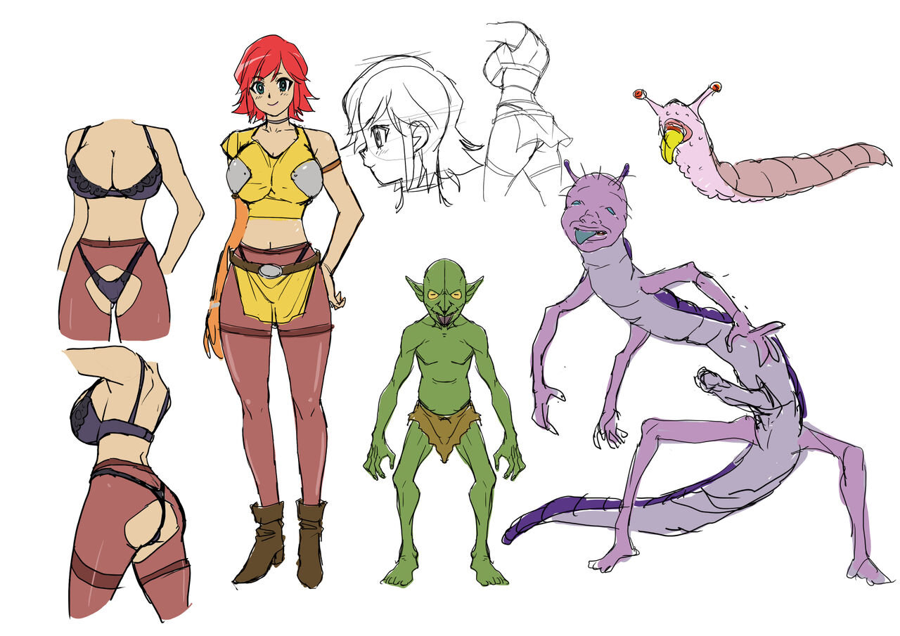 Hitozuma Boukensha Doukutsu ~Teikyuu Monster Oppai Houshi~