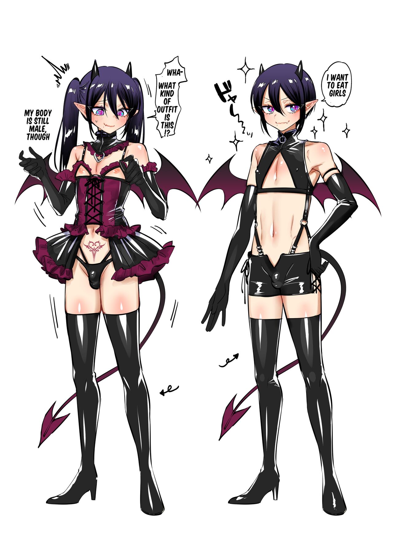 Incubus-kun♂ Succubus Ochi♀!?