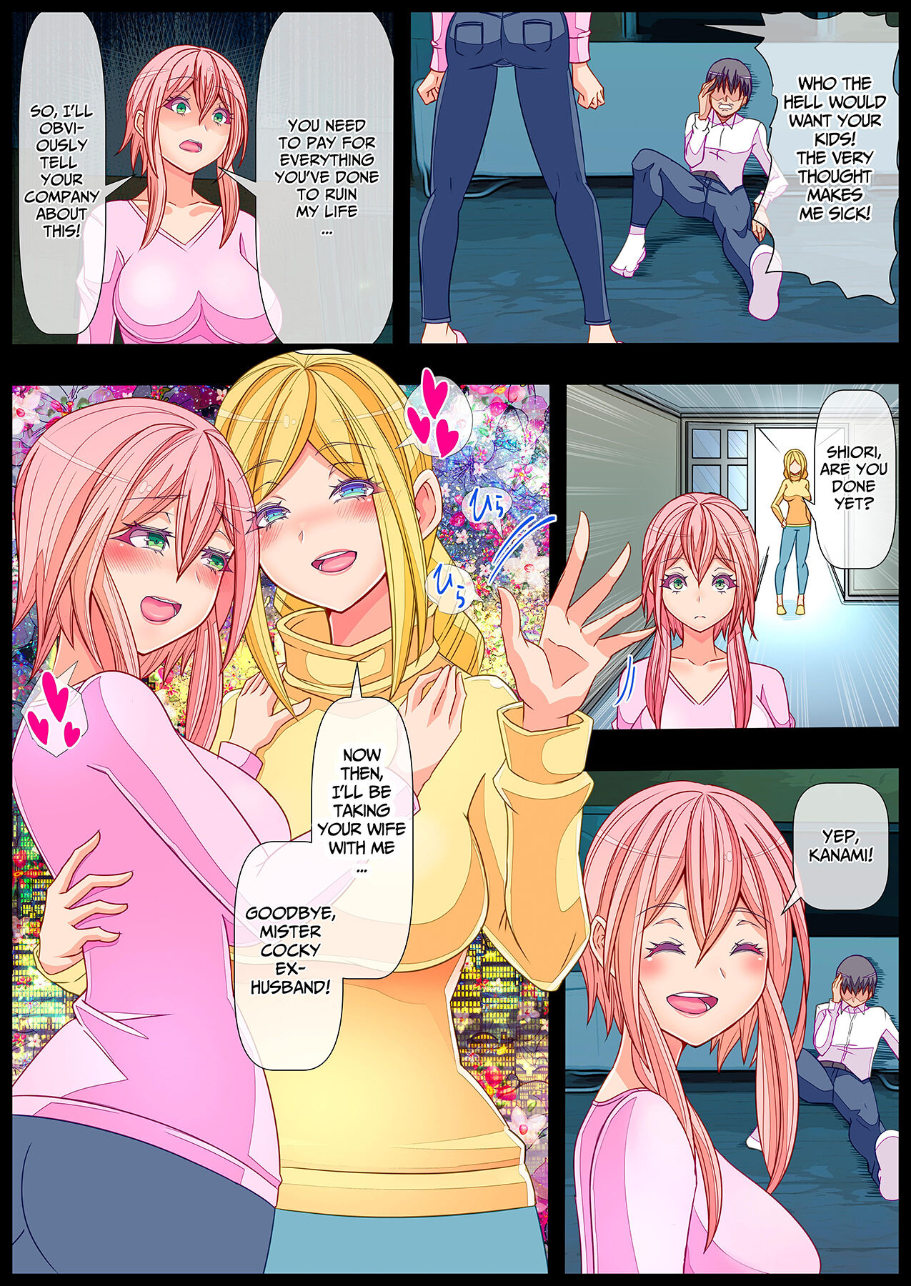 Otonari no Oku-san o Onedari Shiofuki Sasete Futanari Chinchin de Netorimashita